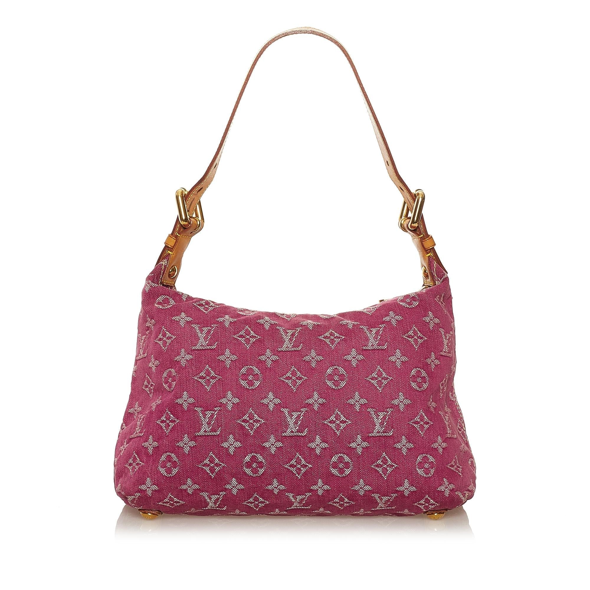 Louis Vuitton Monogram Denim Baggy PM (SHG-34821)