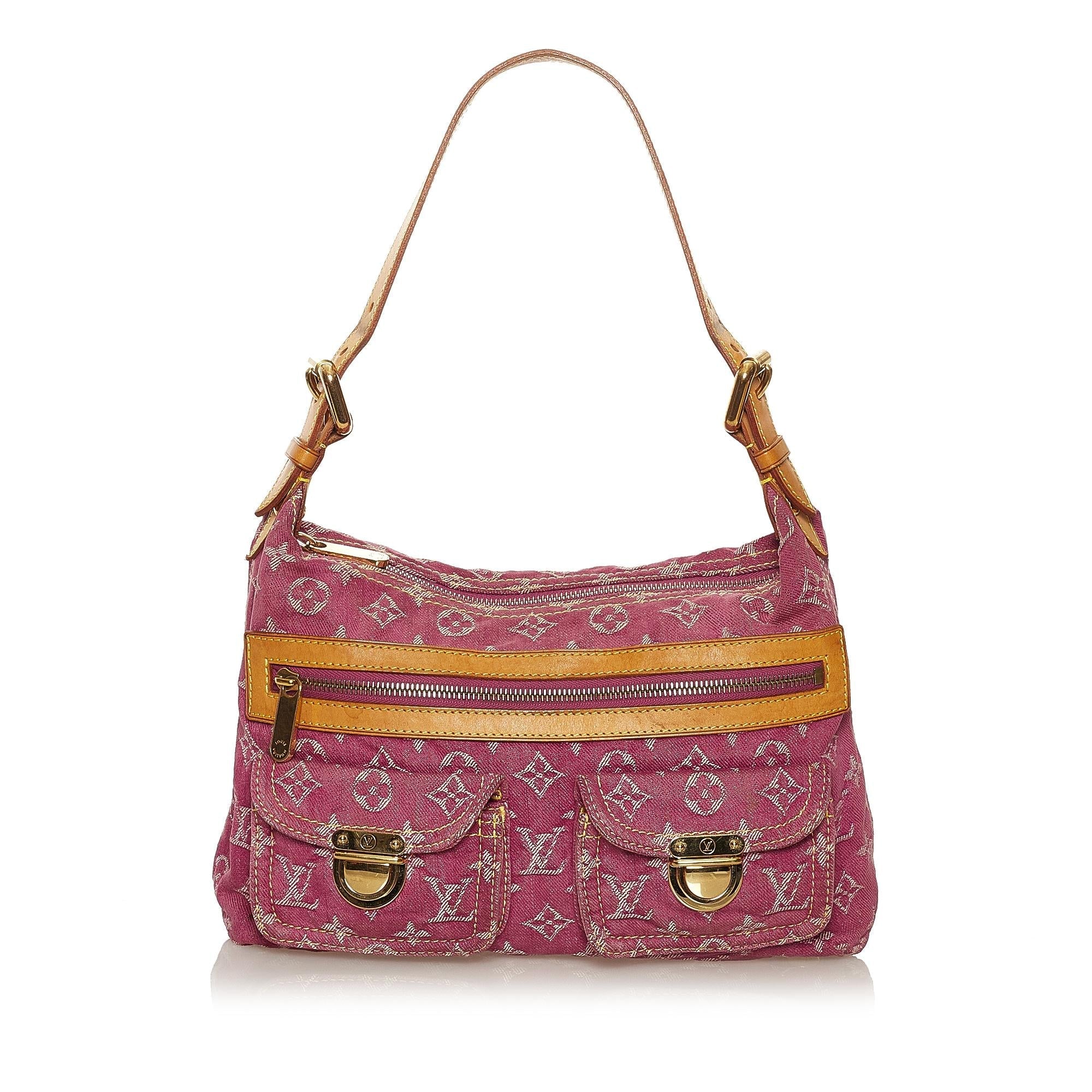 Louis Vuitton Monogram Denim Baggy PM (SHG-34821)