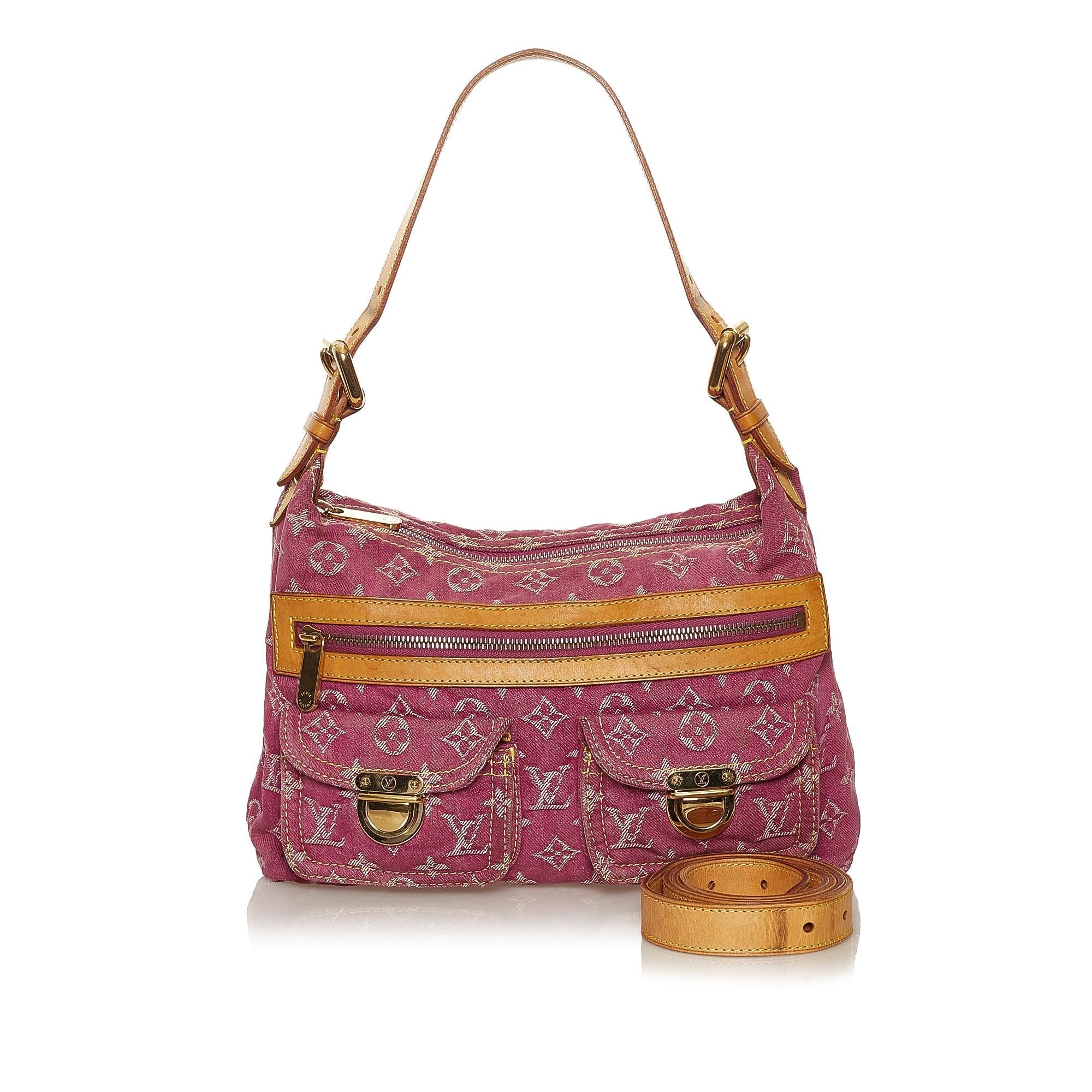 Louis Vuitton Monogram Denim Baggy PM (SHG-34821)