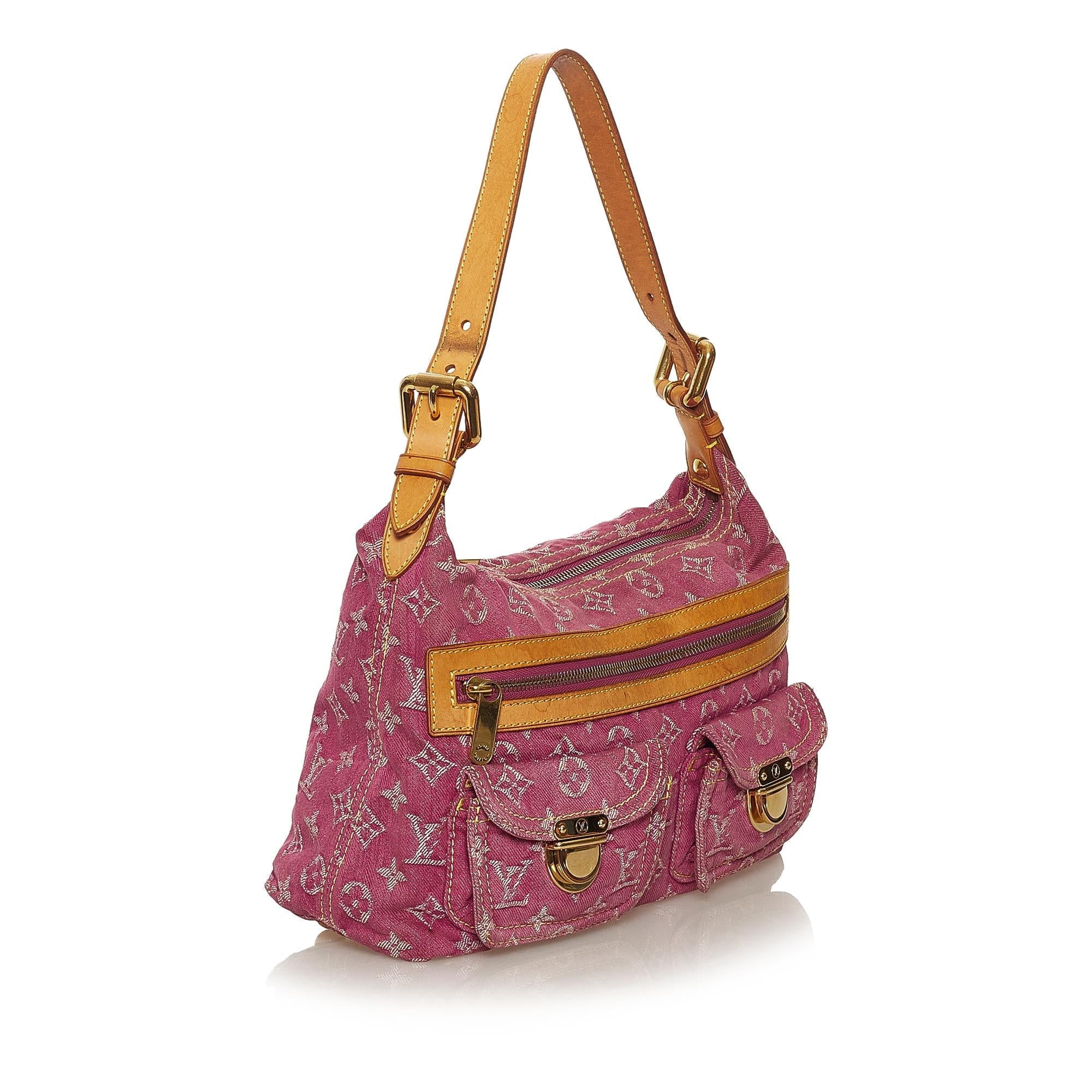 Louis Vuitton Monogram Denim Baggy PM (SHG-34821)