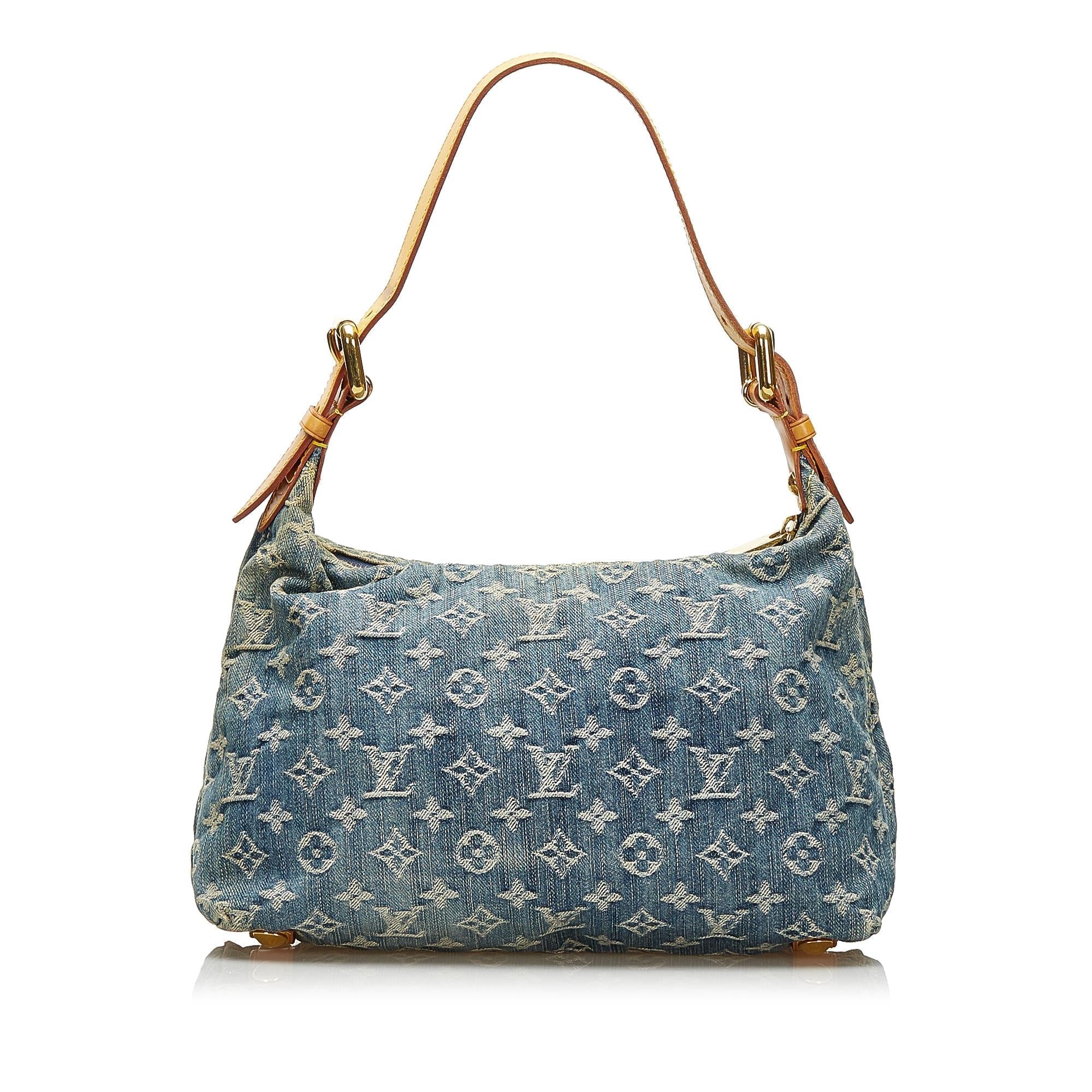 Louis Vuitton Monogram Denim Baggy PM (SHG-35555)