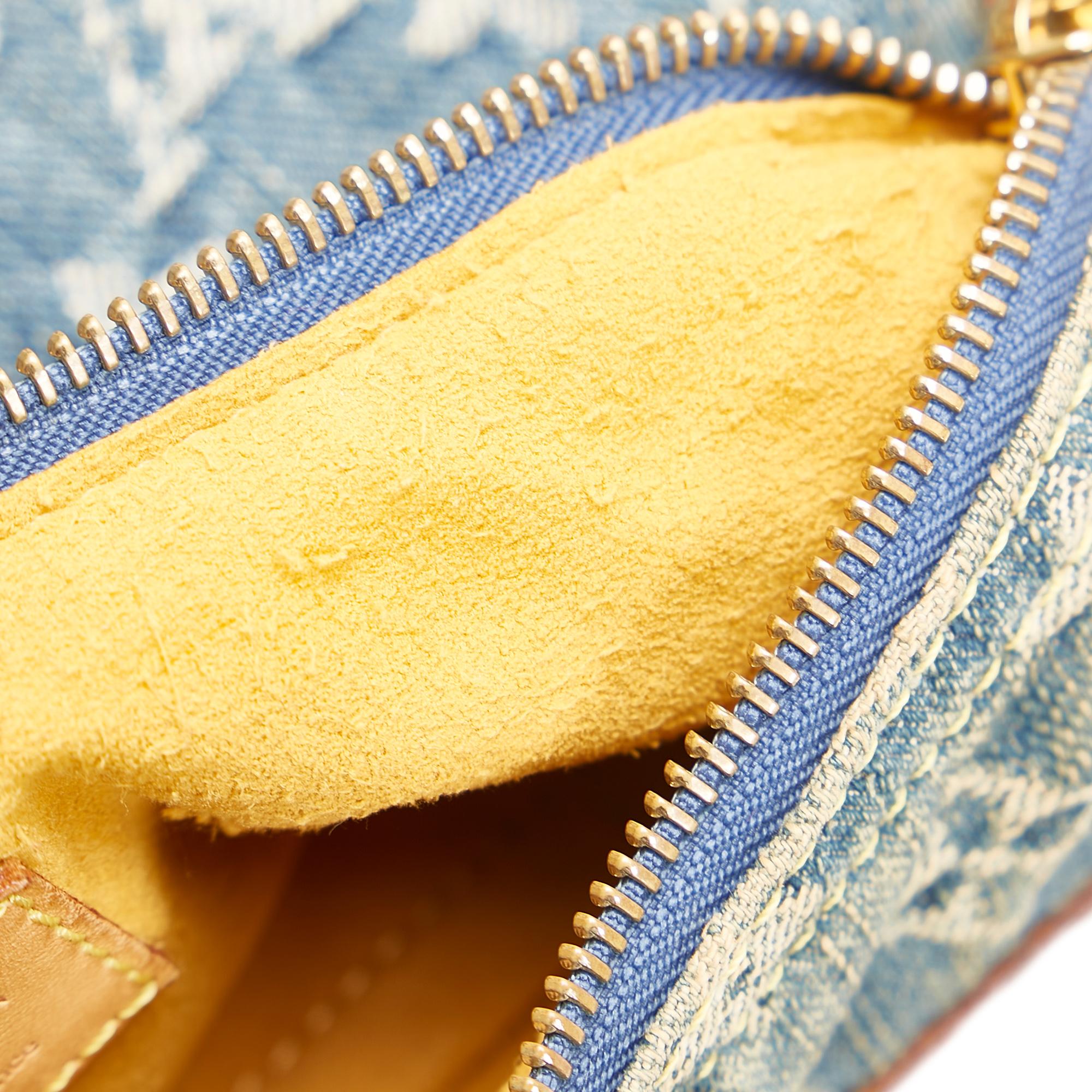 Louis Vuitton Monogram Denim Baggy PM (SHG-35555)
