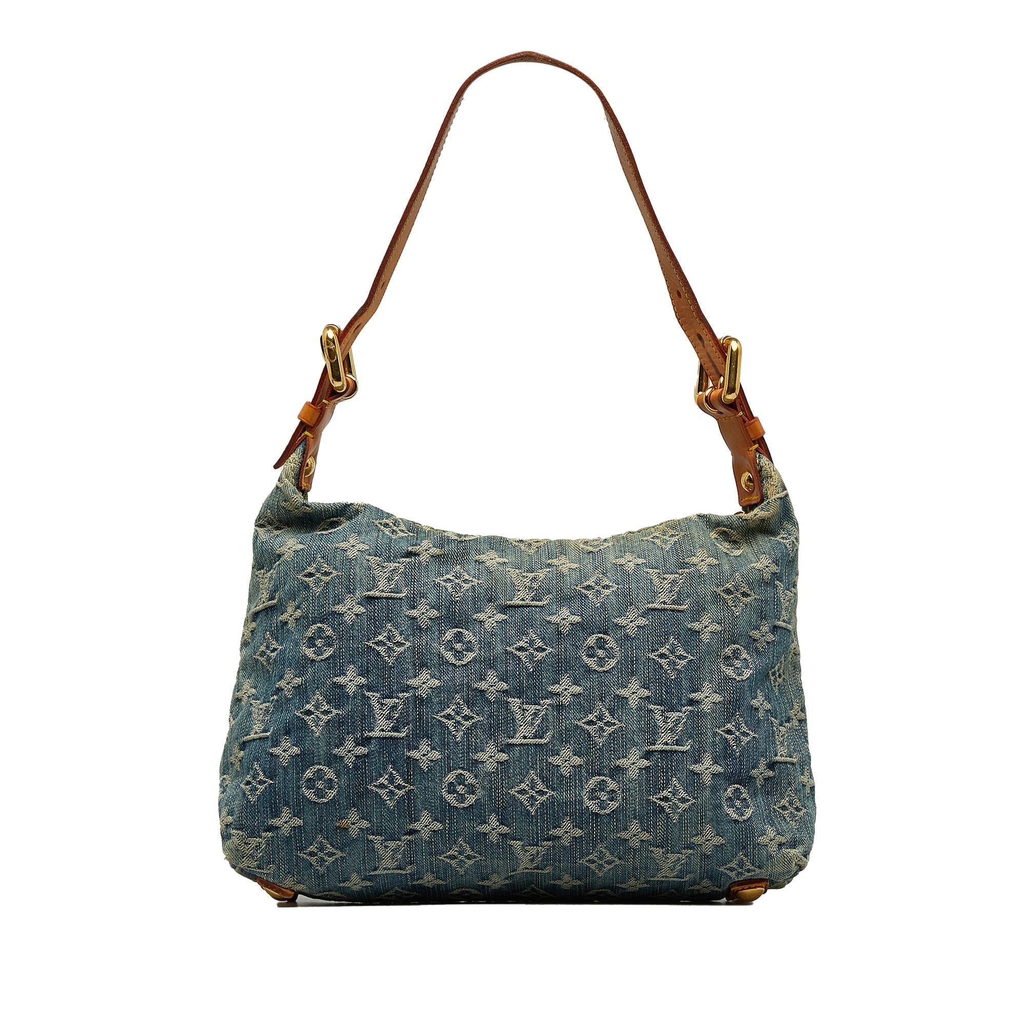 Louis Vuitton Monogram Denim Baggy PM (SHG-eQb54v)