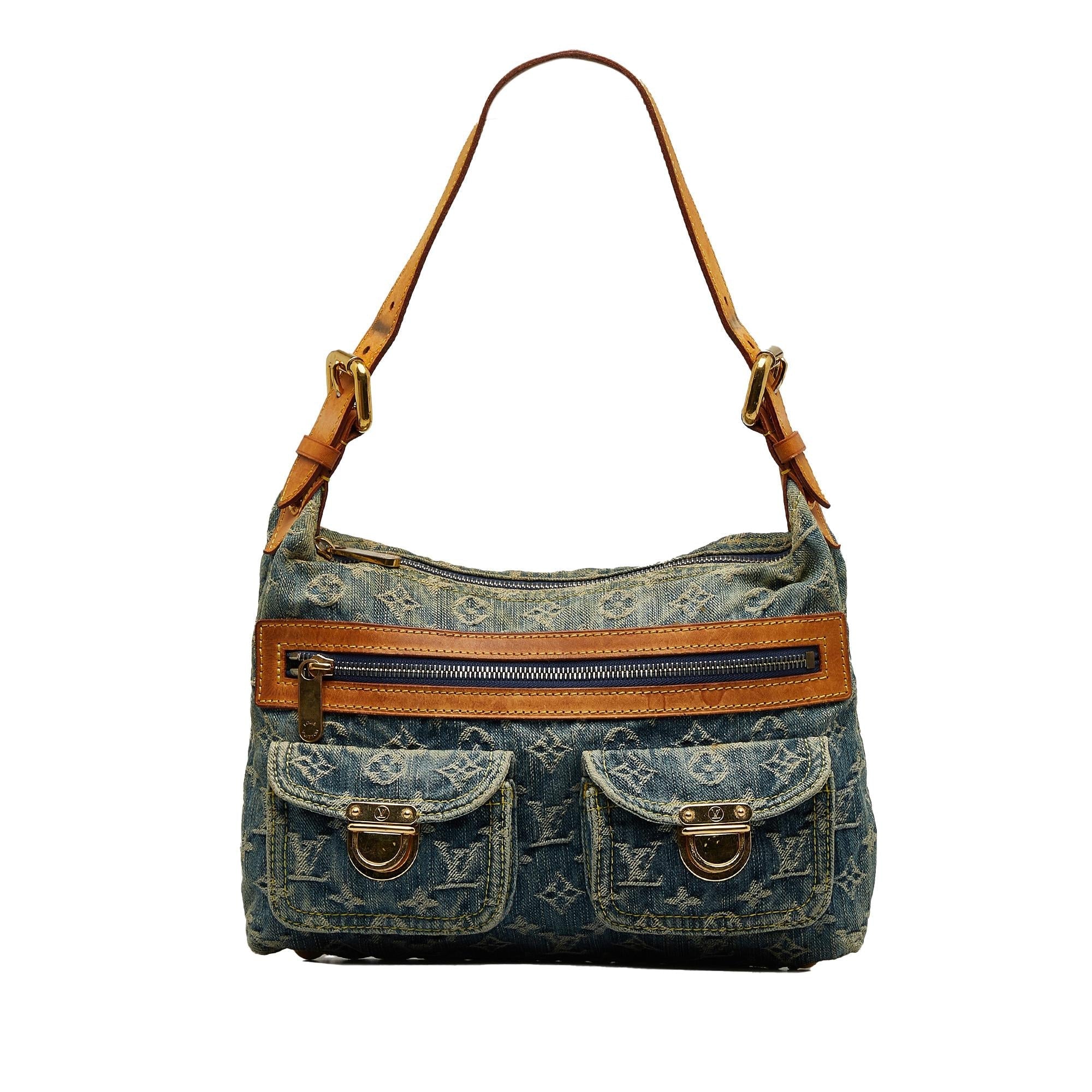 Louis Vuitton Monogram Denim Baggy PM (SHG-eQb54v)