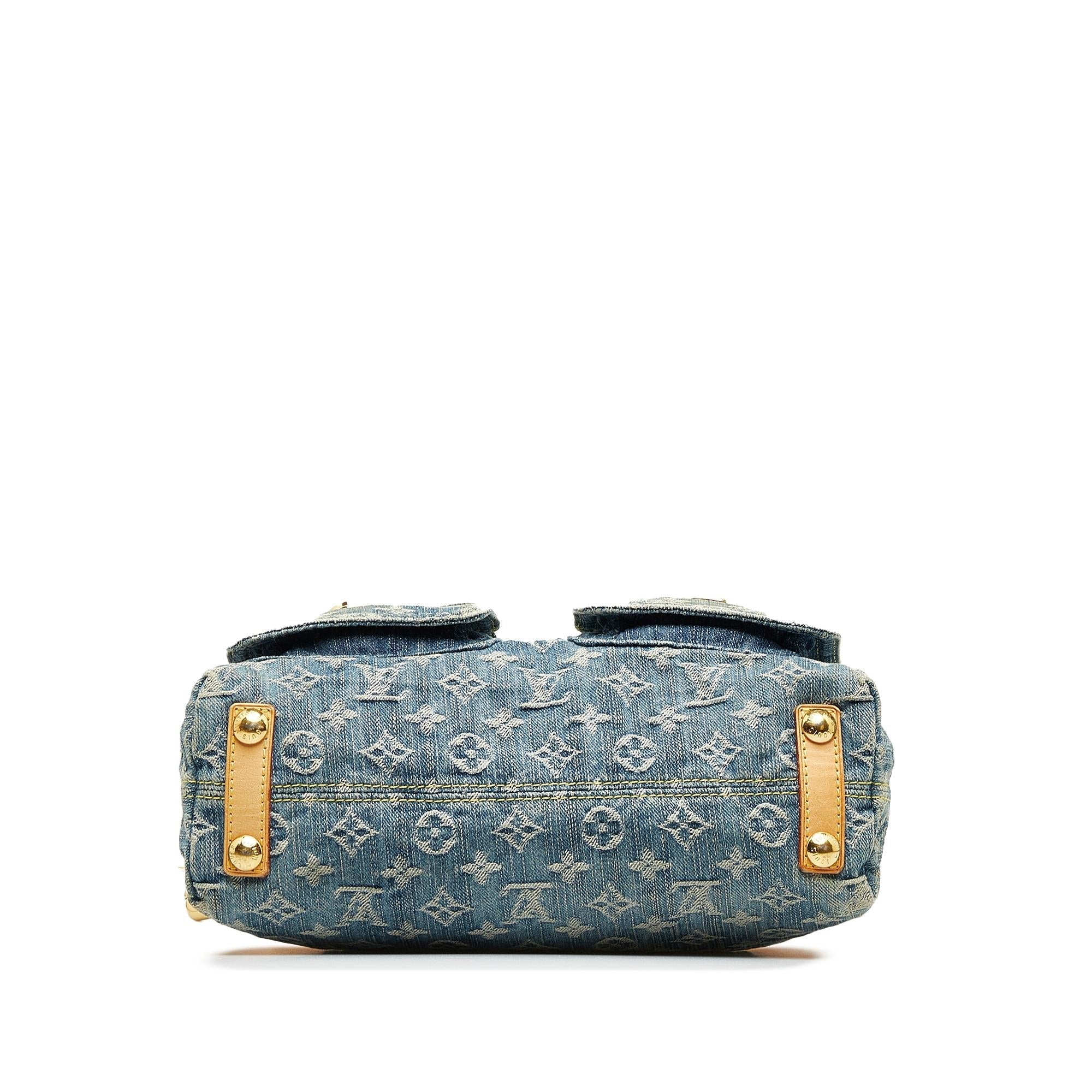Louis Vuitton Monogram Denim Baggy PM (SHG-BHhqJz)