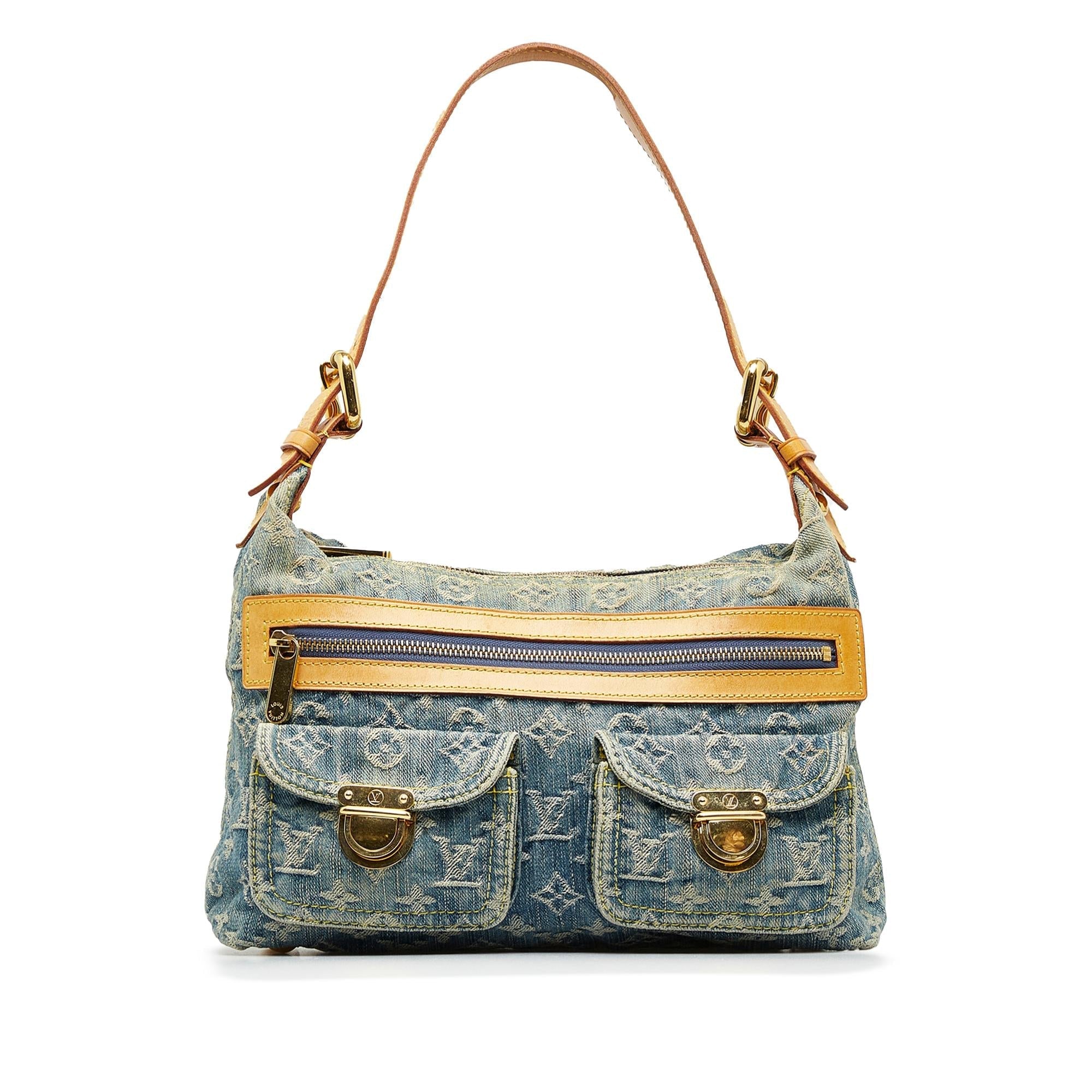 Louis Vuitton Monogram Denim Baggy PM (SHG-BHhqJz)