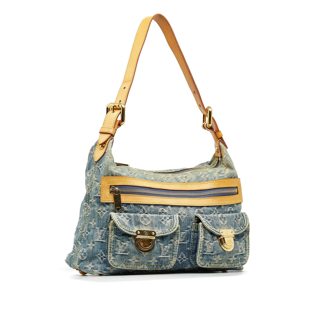 Louis Vuitton Monogram Denim Baggy PM (SHG-BHhqJz)