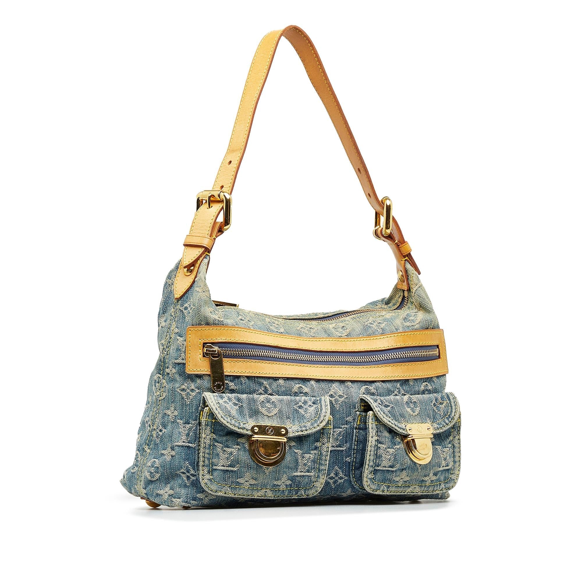 Louis Vuitton Monogram Denim Baggy PM (SHG-BHhqJz)