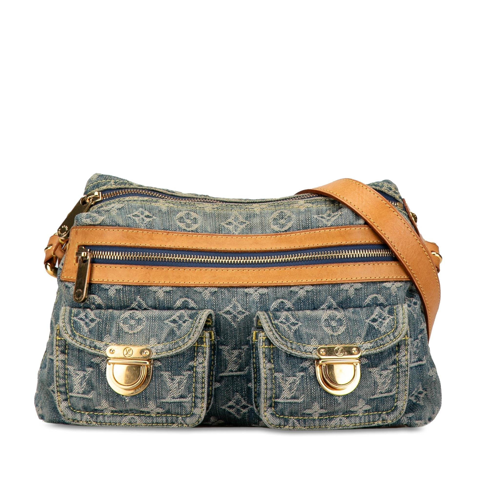 Louis Vuitton Monogram Denim Baggy PM (SHG-cfQdPp)