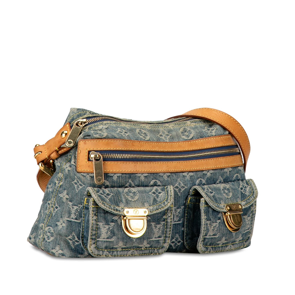 Louis Vuitton Monogram Denim Baggy PM (SHG-cfQdPp)