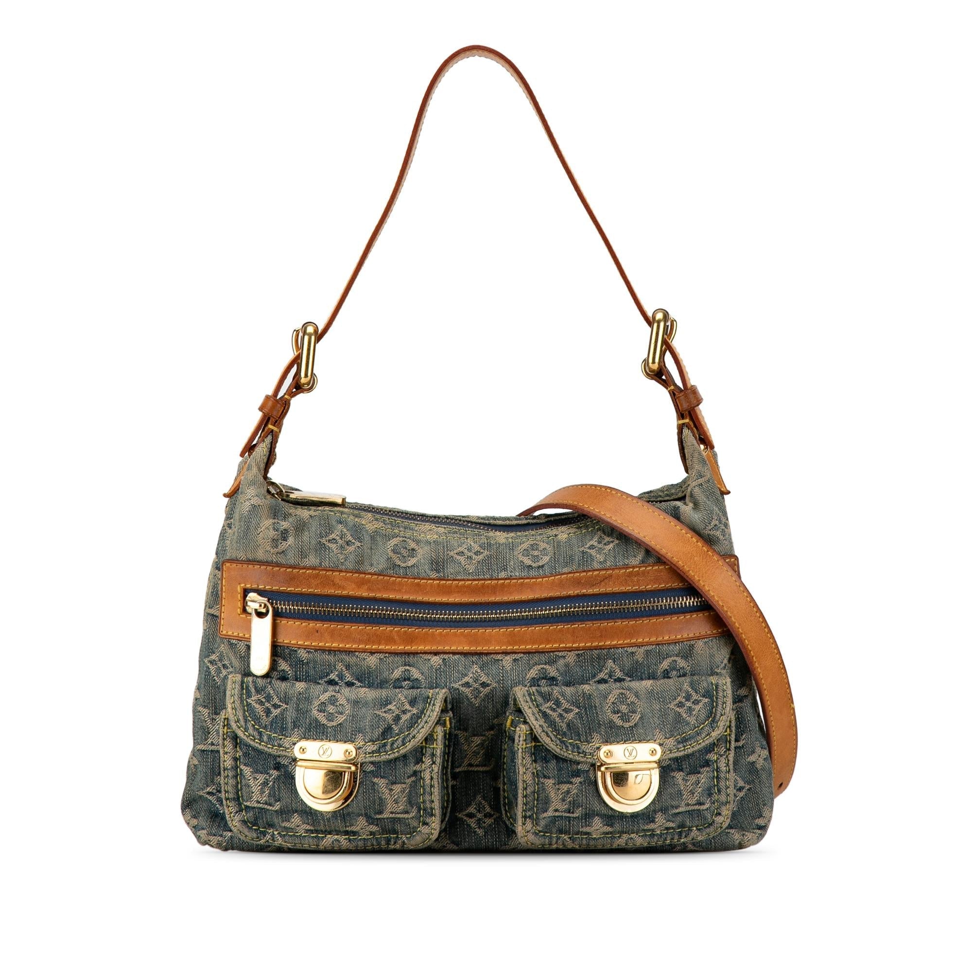 Louis Vuitton Monogram Denim Baggy PM (SHG-jsrfg8)