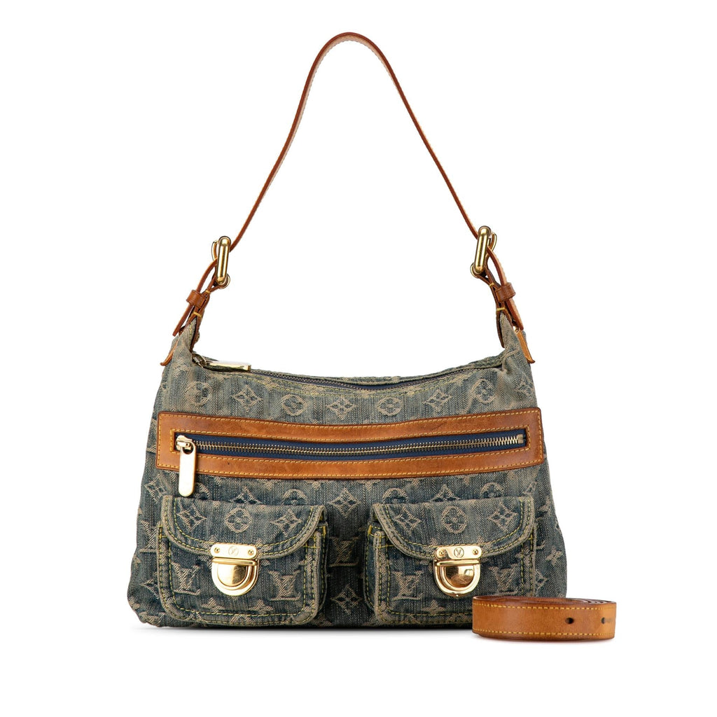 Louis Vuitton Monogram Denim Baggy PM (SHG-jsrfg8)