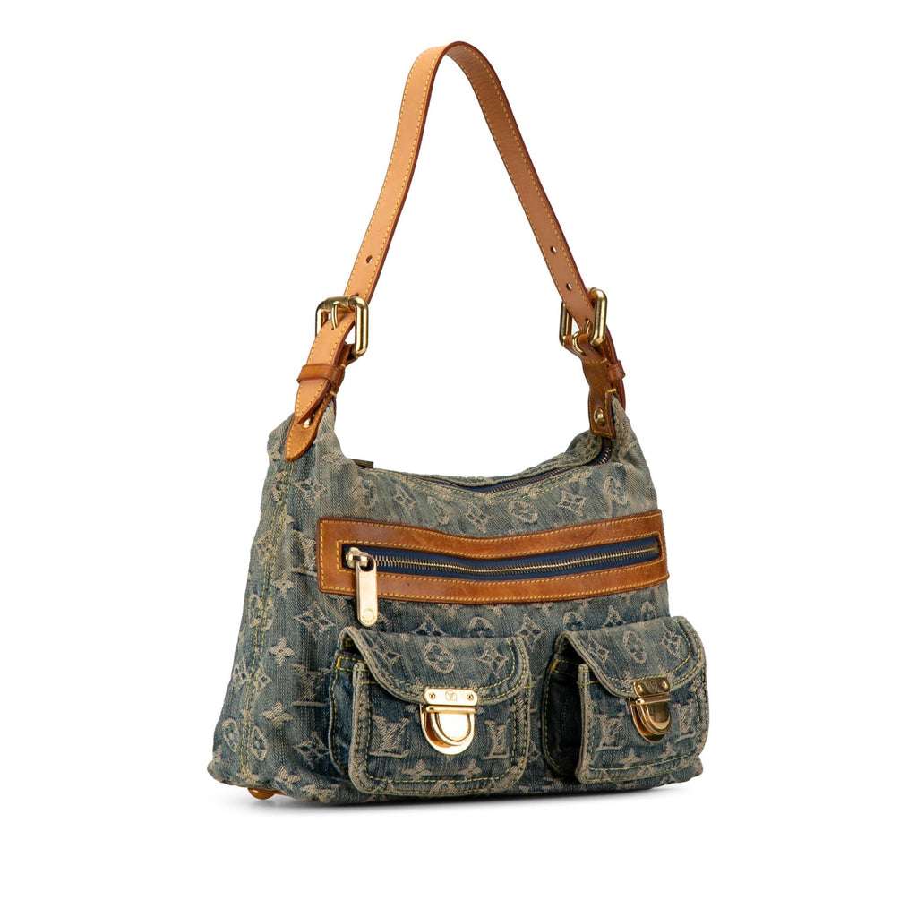Louis Vuitton Monogram Denim Baggy PM (SHG-jsrfg8)