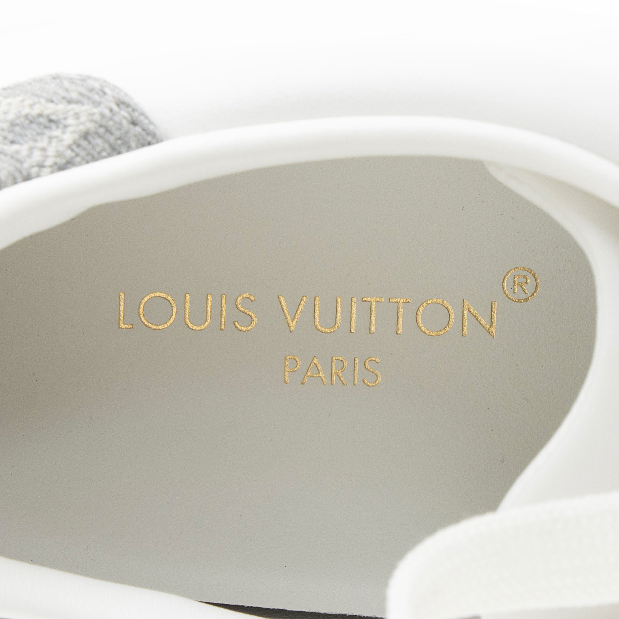 Louis Vuitton Monogram Denim Calfskin Time Out Sneakers - Size 9 / 39