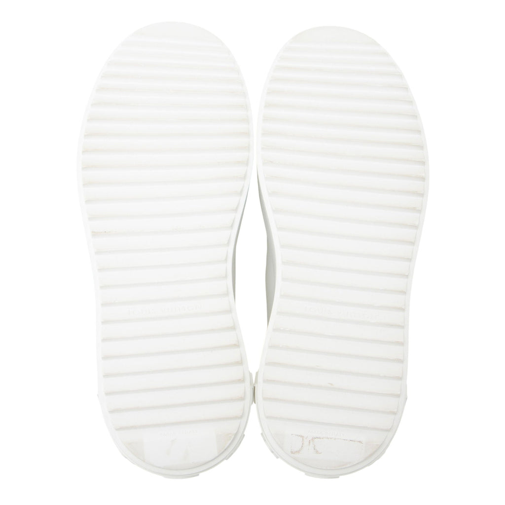 Louis Vuitton Monogram Denim Calfskin Time Out Sneakers - Size 9 / 39