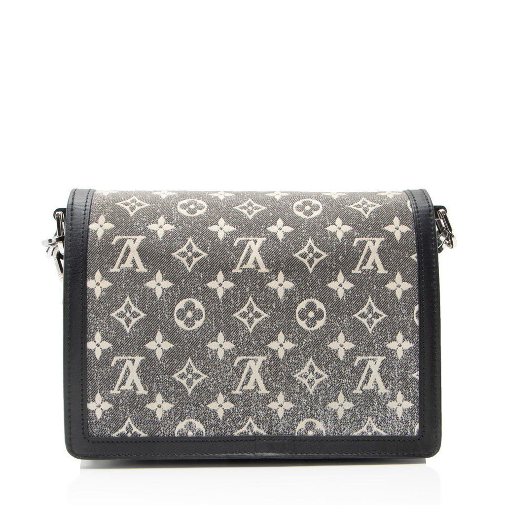 Louis Vuitton Monogram Denim Jacquard Dauphine MM Shoulder Bag