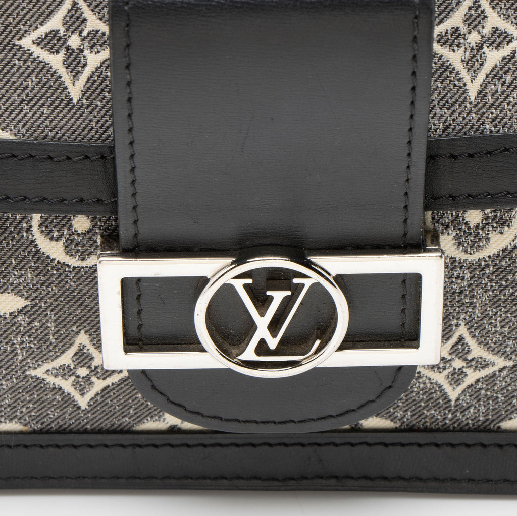 Louis Vuitton Monogram Denim Jacquard Dauphine MM Shoulder Bag