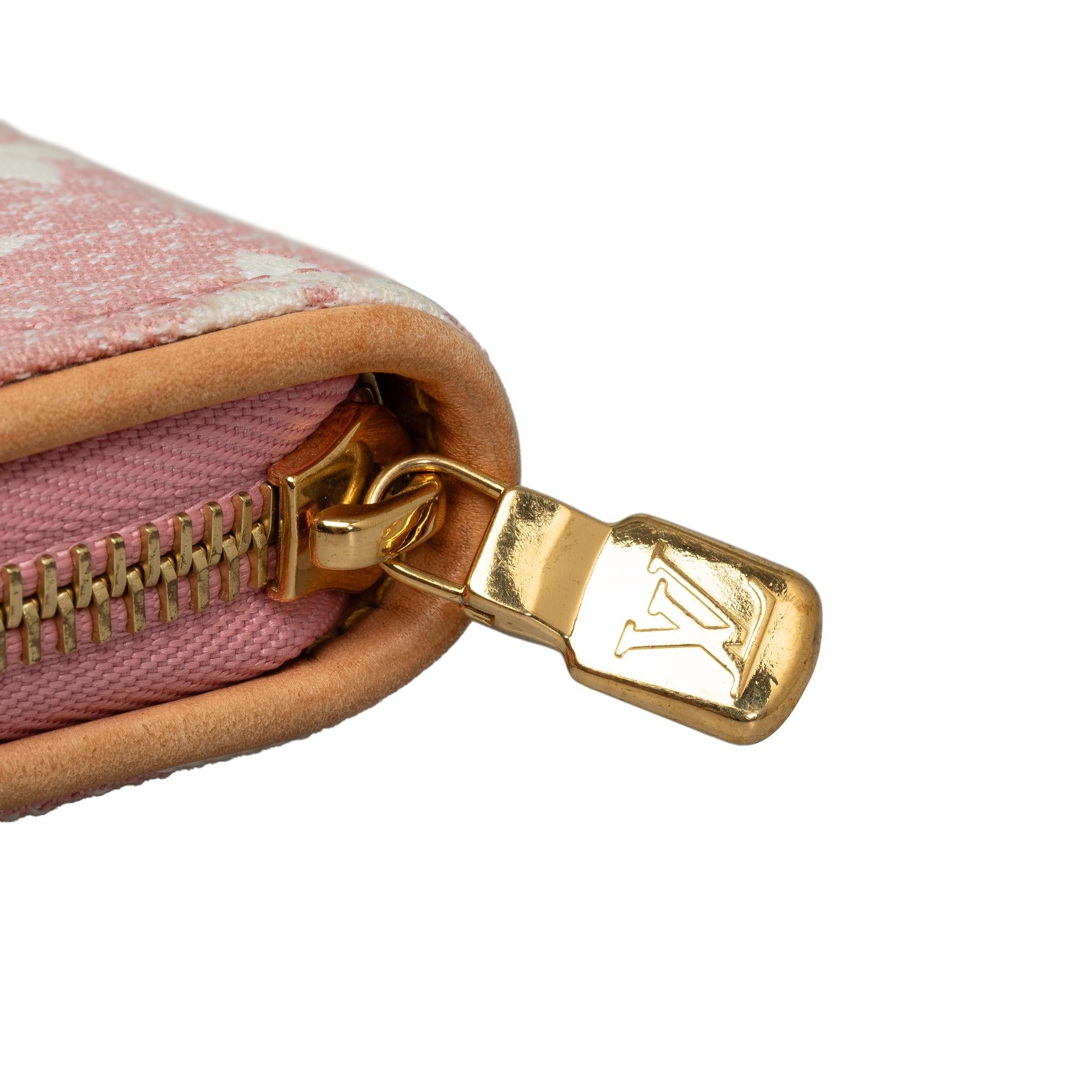 Louis Vuitton Monogram Denim Jacquard Zippy Wallet