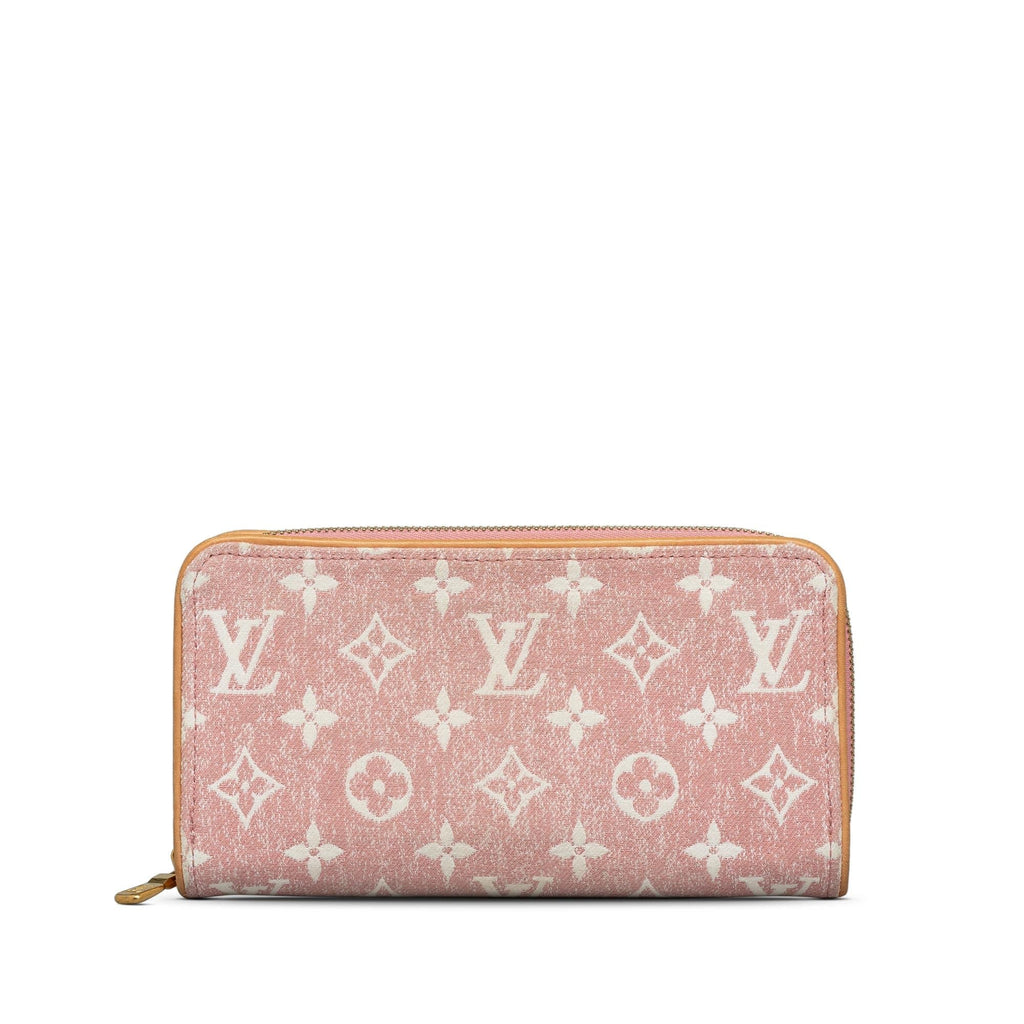 Louis Vuitton Monogram Denim Jacquard Zippy Wallet