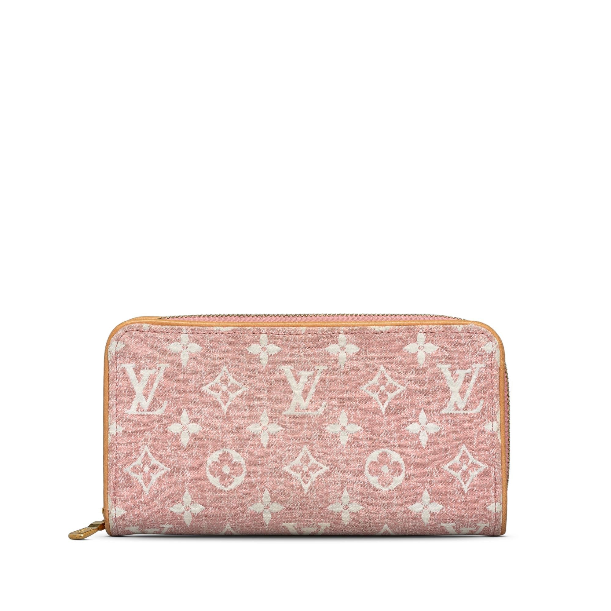 Louis Vuitton Monogram Denim Jacquard Zippy Wallet