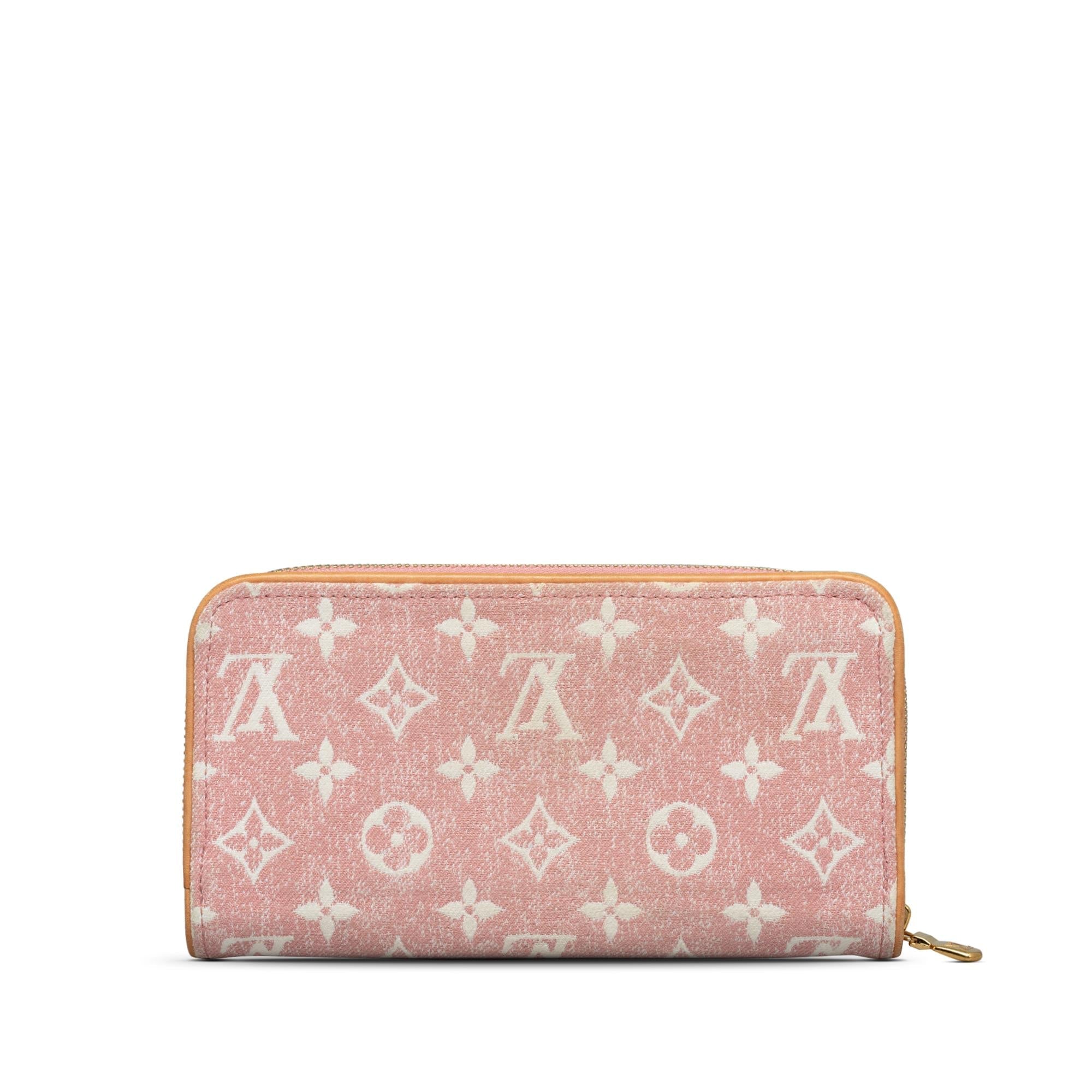 Louis Vuitton Monogram Denim Jacquard Zippy Wallet