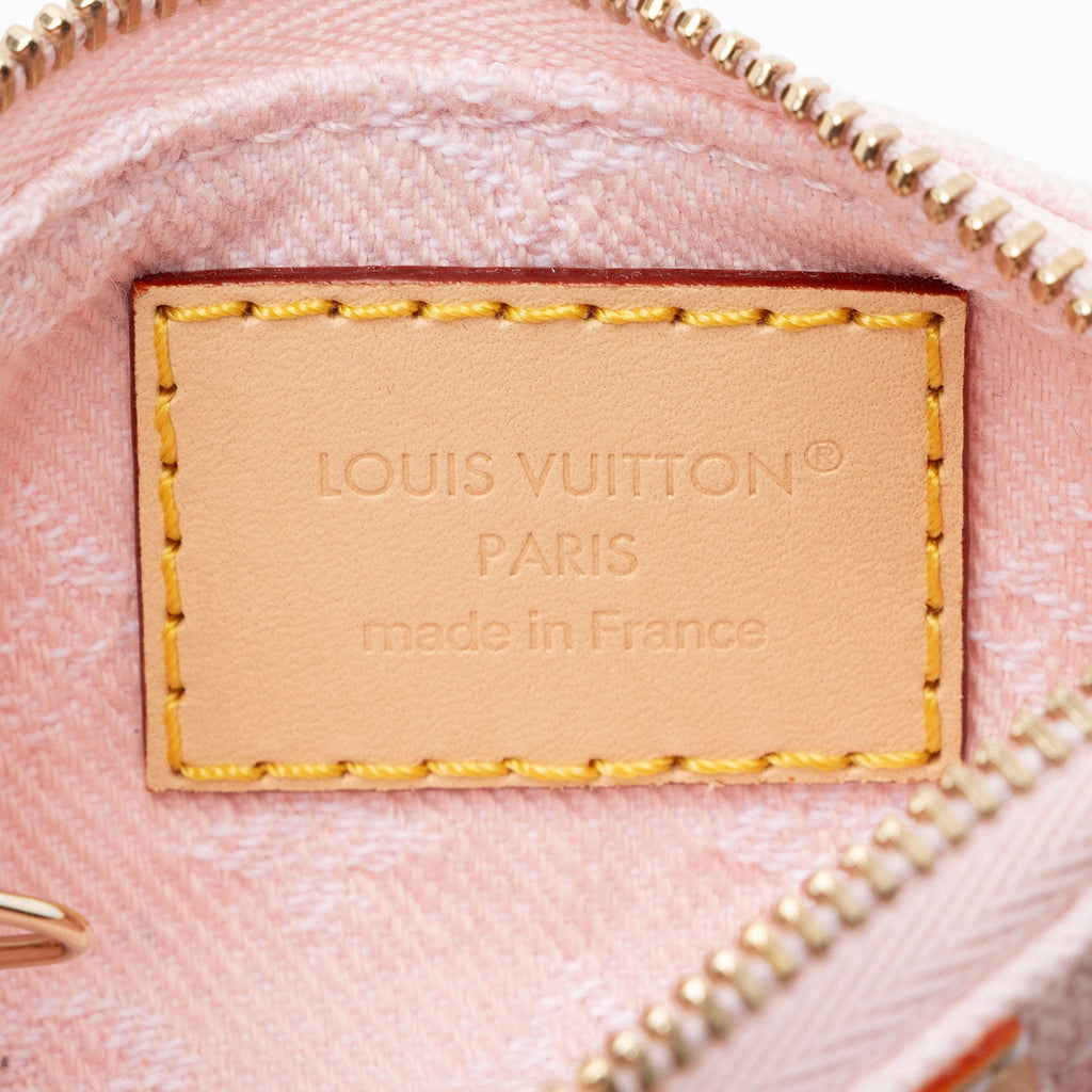 Louis Vuitton Monogram Denim Key Pouch