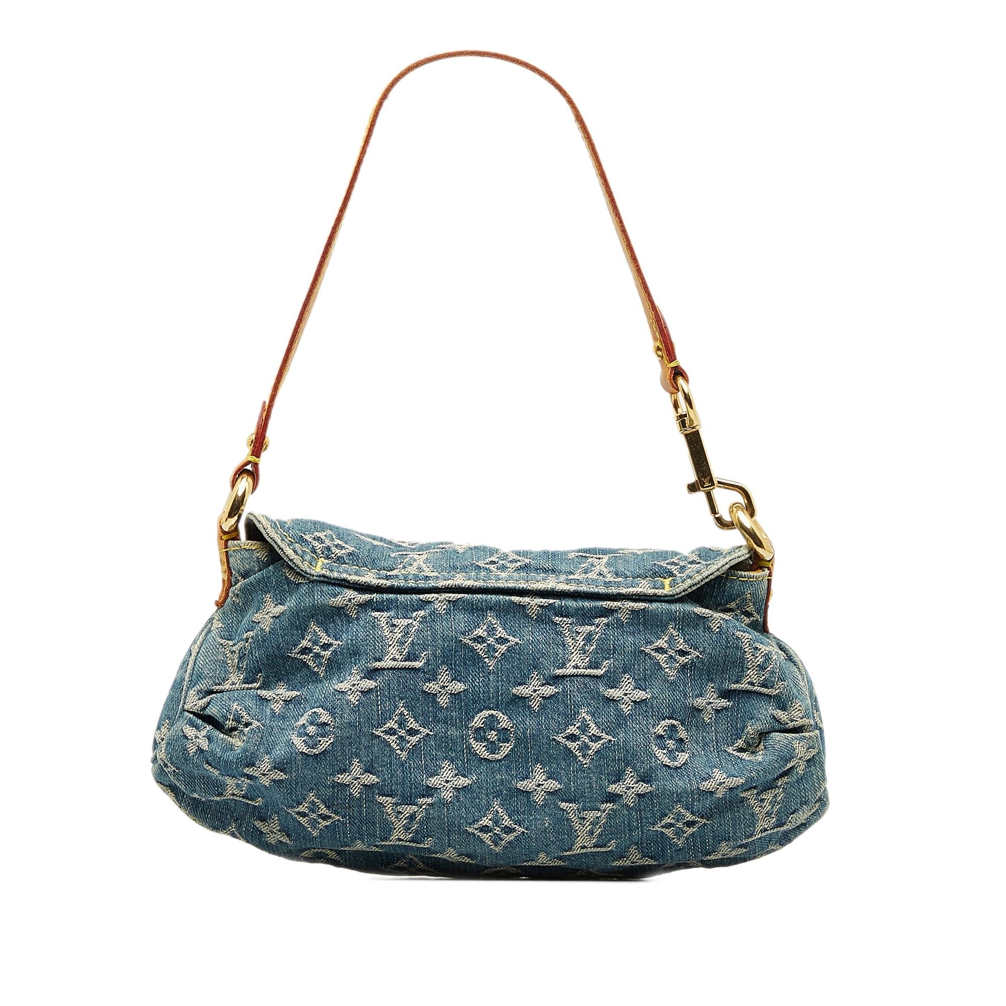Louis Vuitton Monogram Denim Mini Pleaty (SHG-pSuWOx)