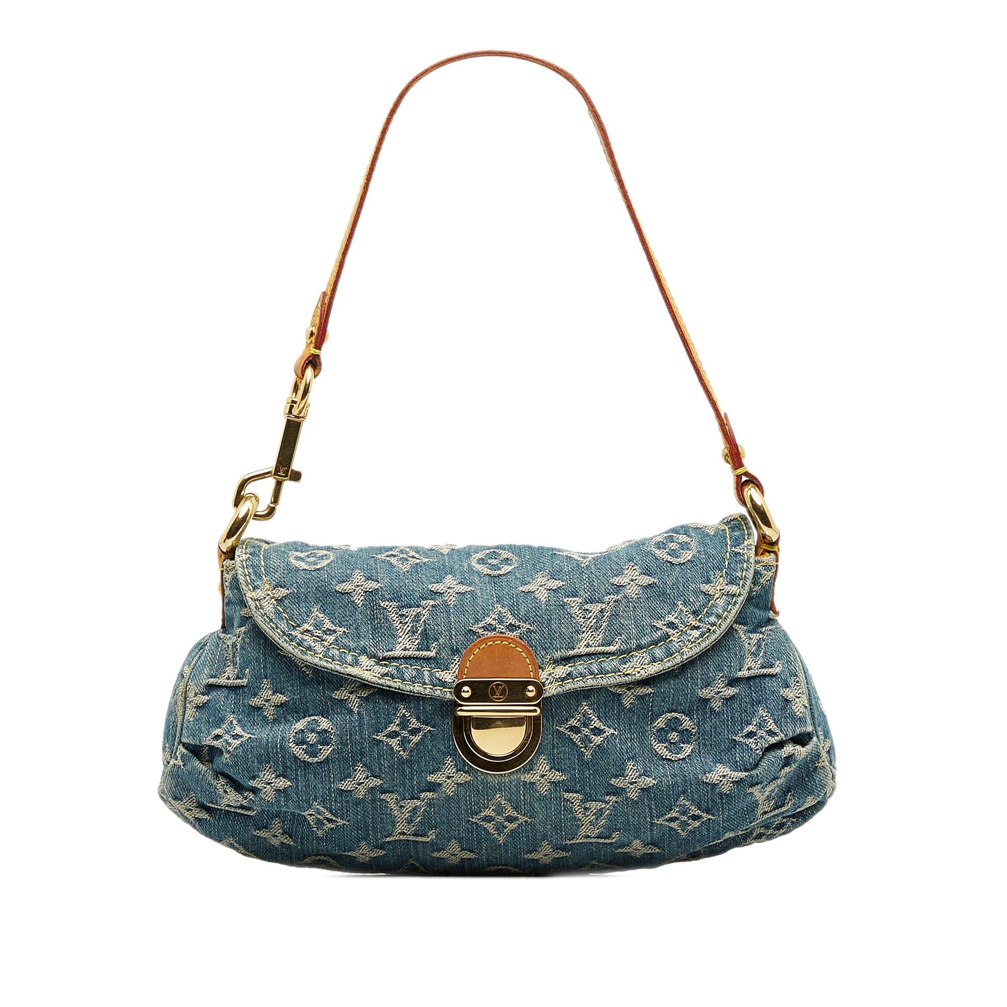 Louis Vuitton Monogram Denim Mini Pleaty (SHG-pSuWOx)