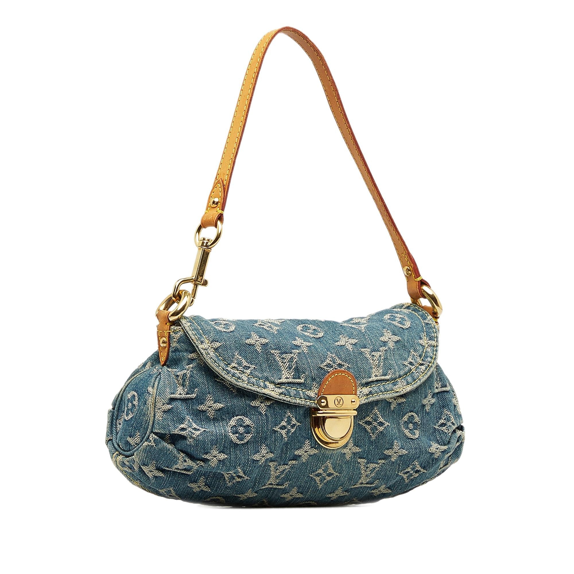 Louis Vuitton Monogram Denim Mini Pleaty (SHG-pSuWOx)