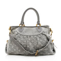 Louis Vuitton Monogram Denim Neo Cabby MM Satchel (SHF-18797)