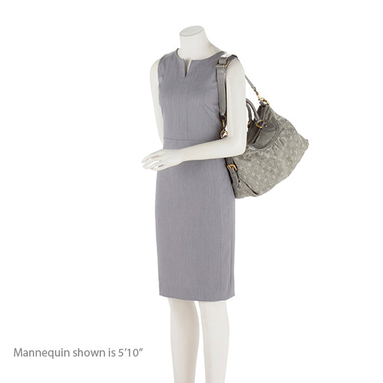 Louis Vuitton Monogram Denim Neo Cabby MM Satchel (SHF-18797)