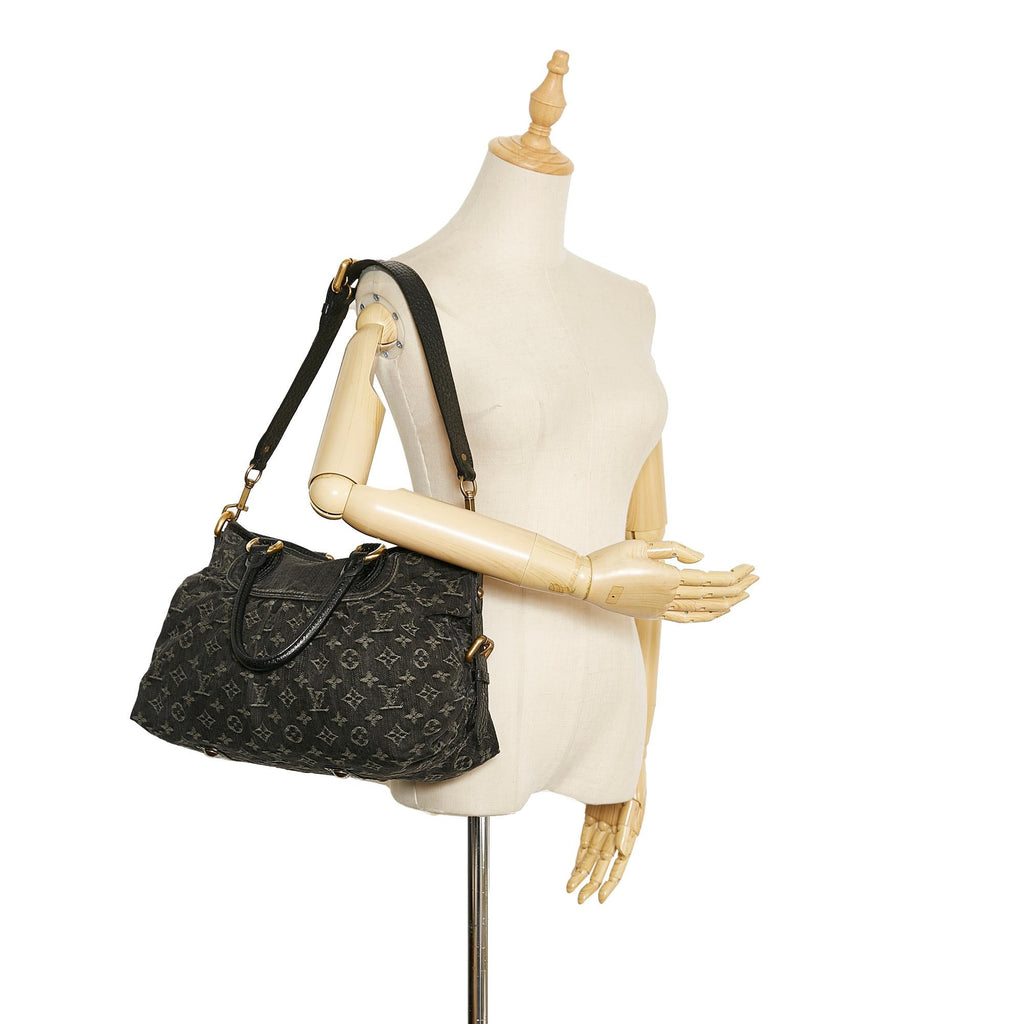 Louis Vuitton Monogram Denim Neo Cabby MM (SHG-jCUw4G)