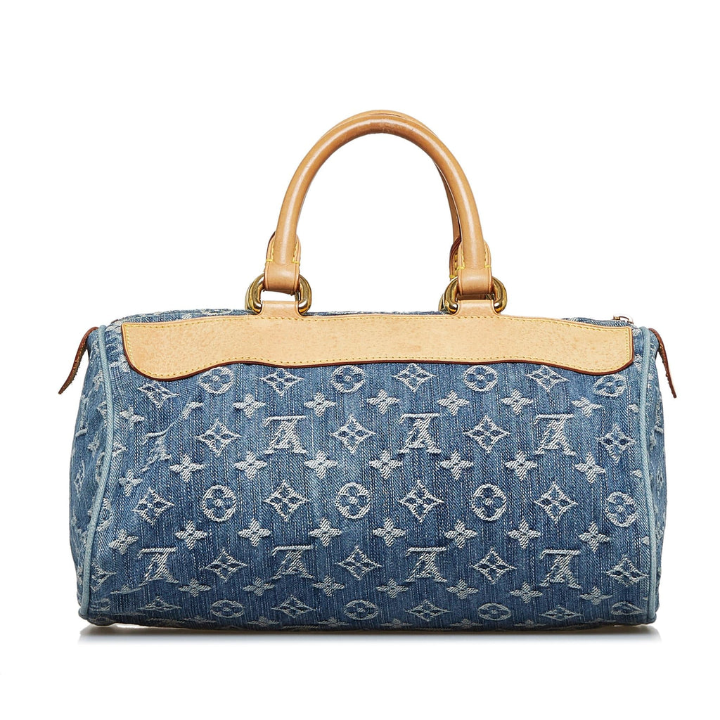 Louis Vuitton Monogram Denim Neo Speedy 30 (SHG-yrj8hv)