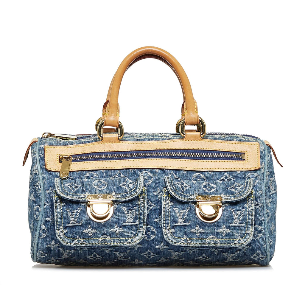 Louis Vuitton Monogram Denim Neo Speedy 30 (SHG-yrj8hv)
