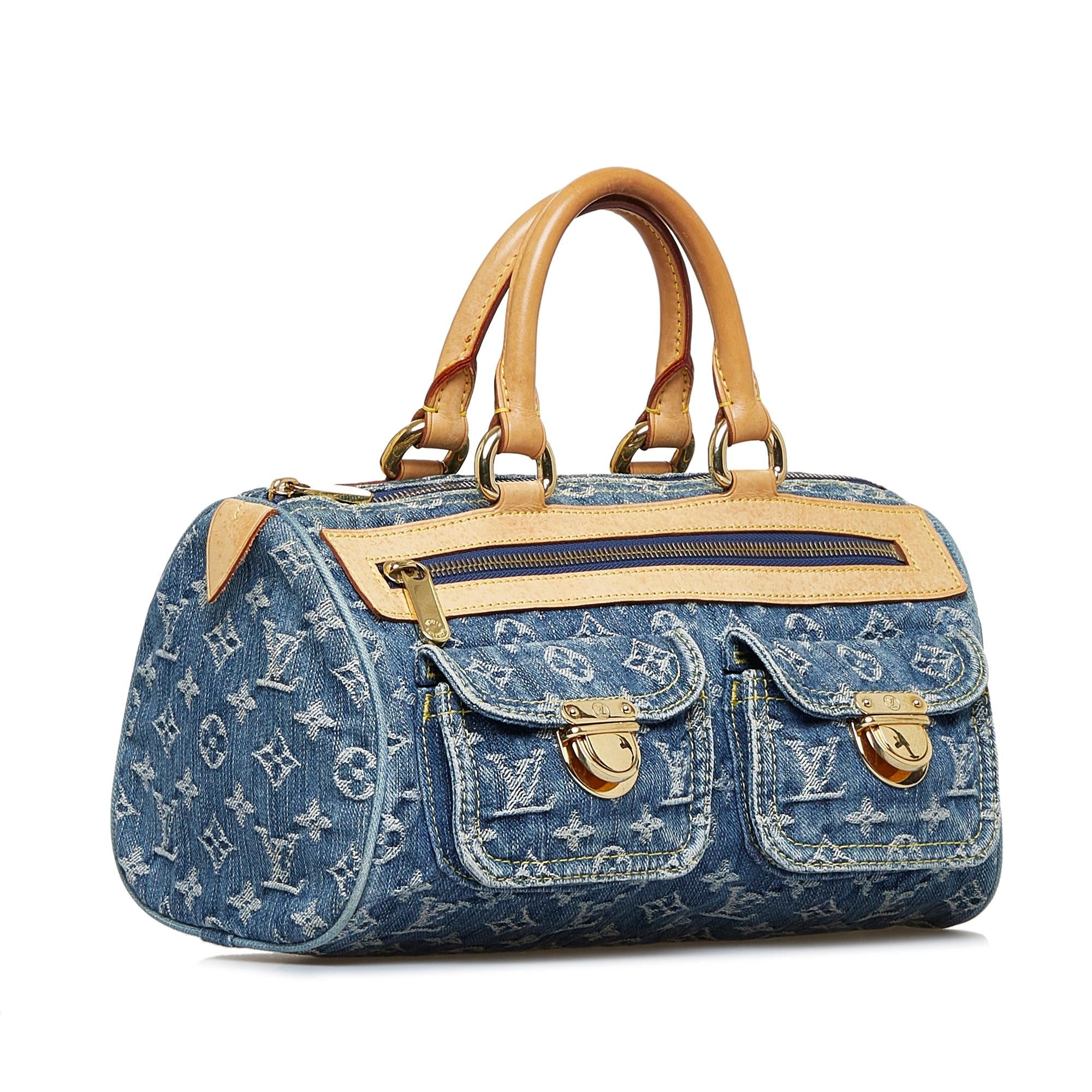 Louis Vuitton Monogram Denim Neo Speedy 30 (SHG-yrj8hv)
