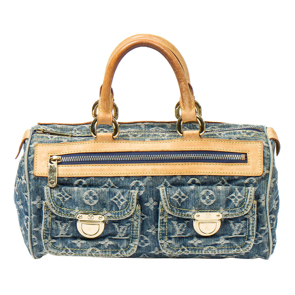 Louis Vuitton Monogram Denim Neo Speedy 30 (SHG-GgKeVV)
