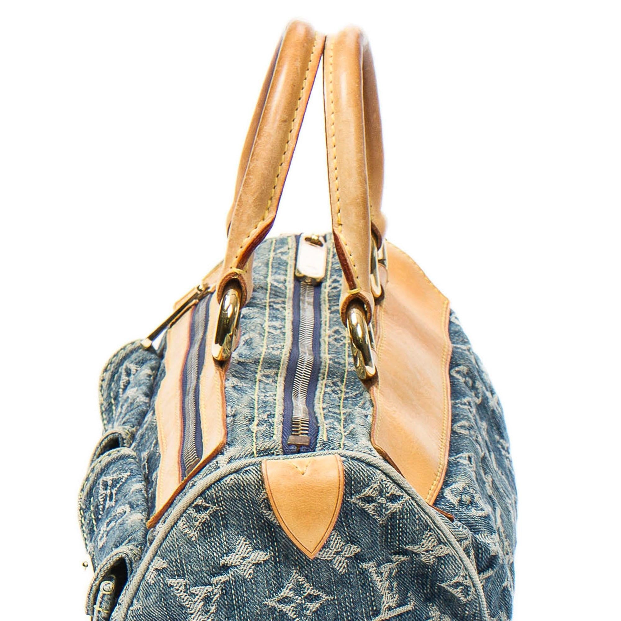 Louis Vuitton Monogram Denim Neo Speedy 30 (SHG-GgKeVV)