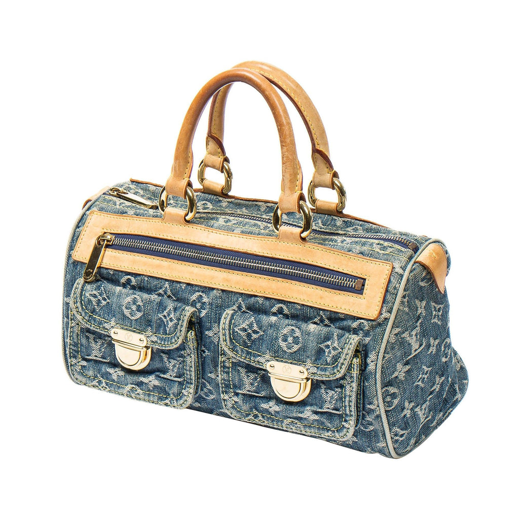 Louis Vuitton Monogram Denim Neo Speedy 30 (SHG-GgKeVV)