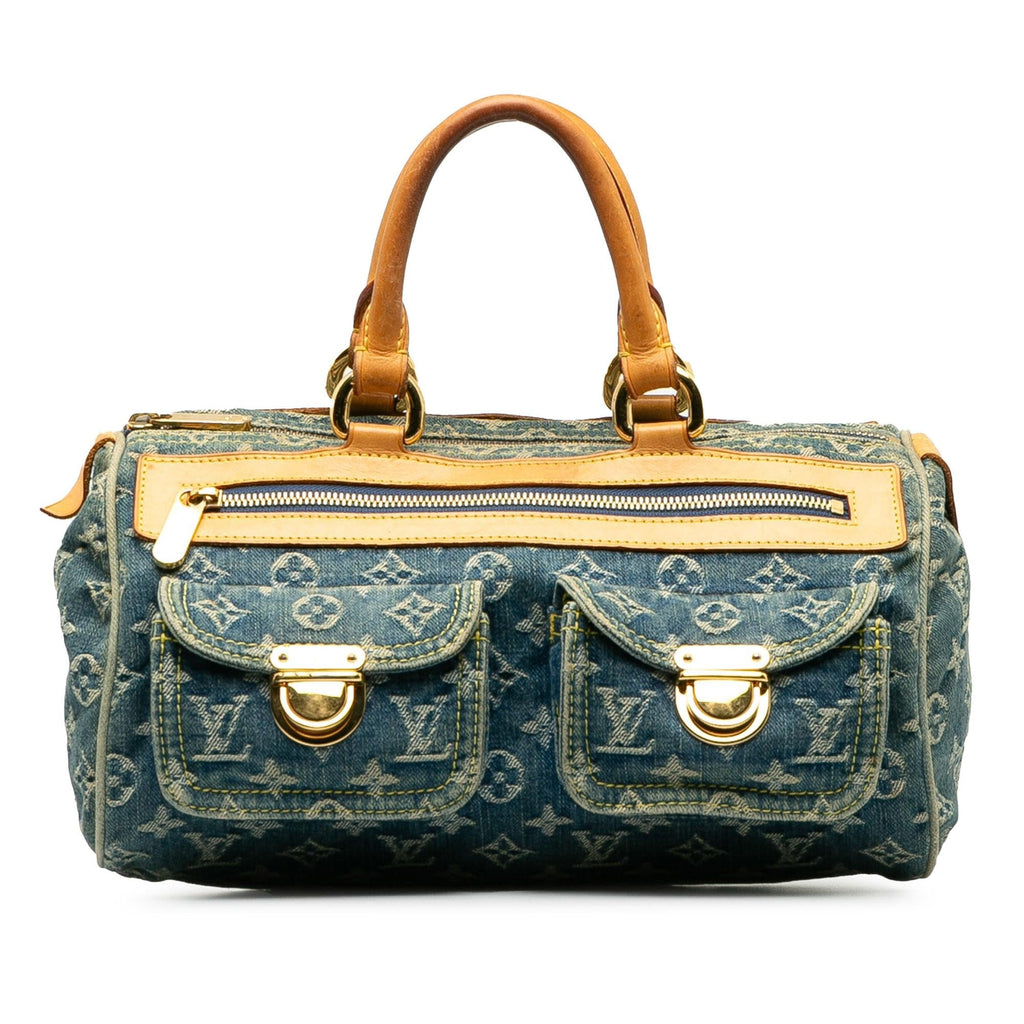 Louis Vuitton Monogram Denim Neo Speedy 30 (SHG-fwaYcJ)
