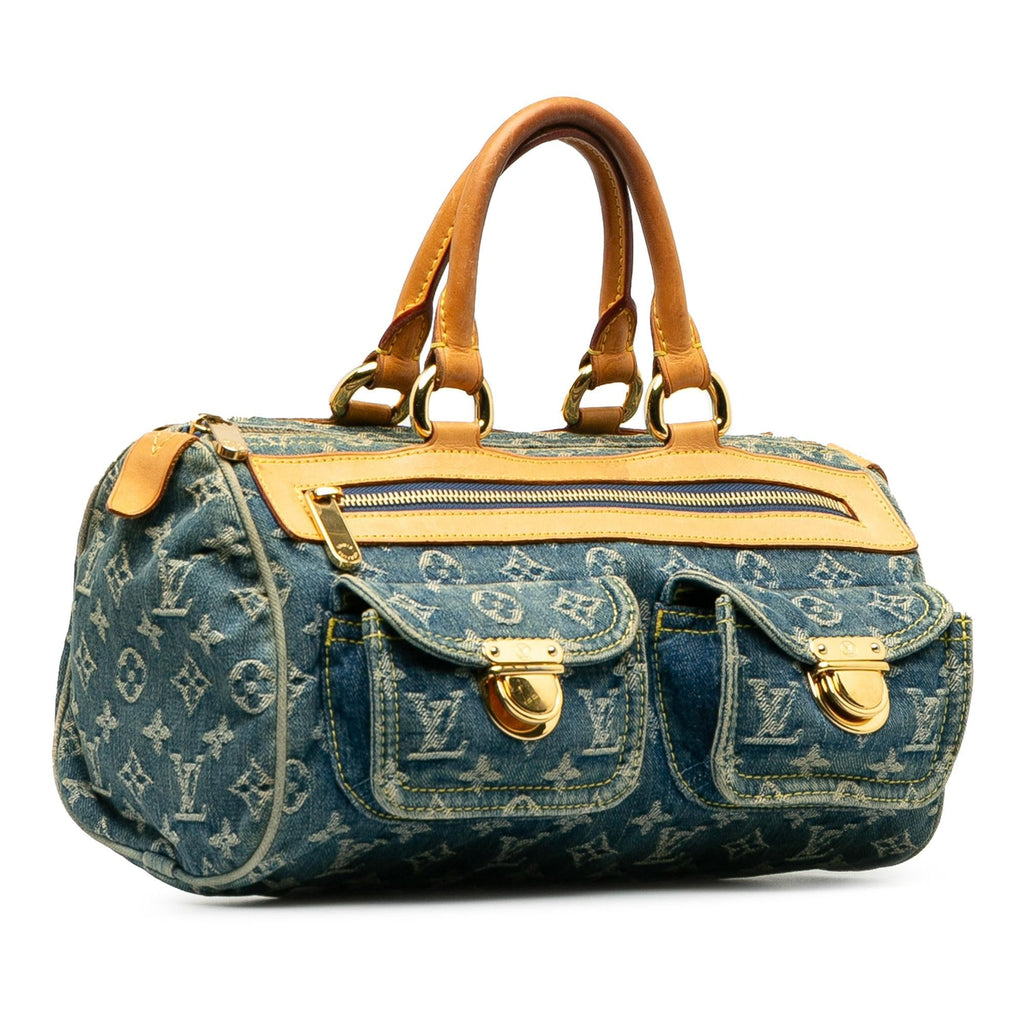 Louis Vuitton Monogram Denim Neo Speedy 30 (SHG-fwaYcJ)