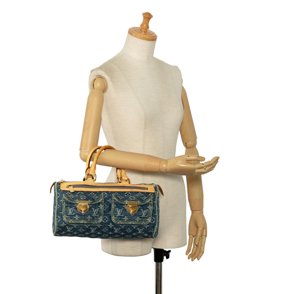Louis Vuitton Monogram Denim Neo Speedy 30 (SHG-mXmQG3)