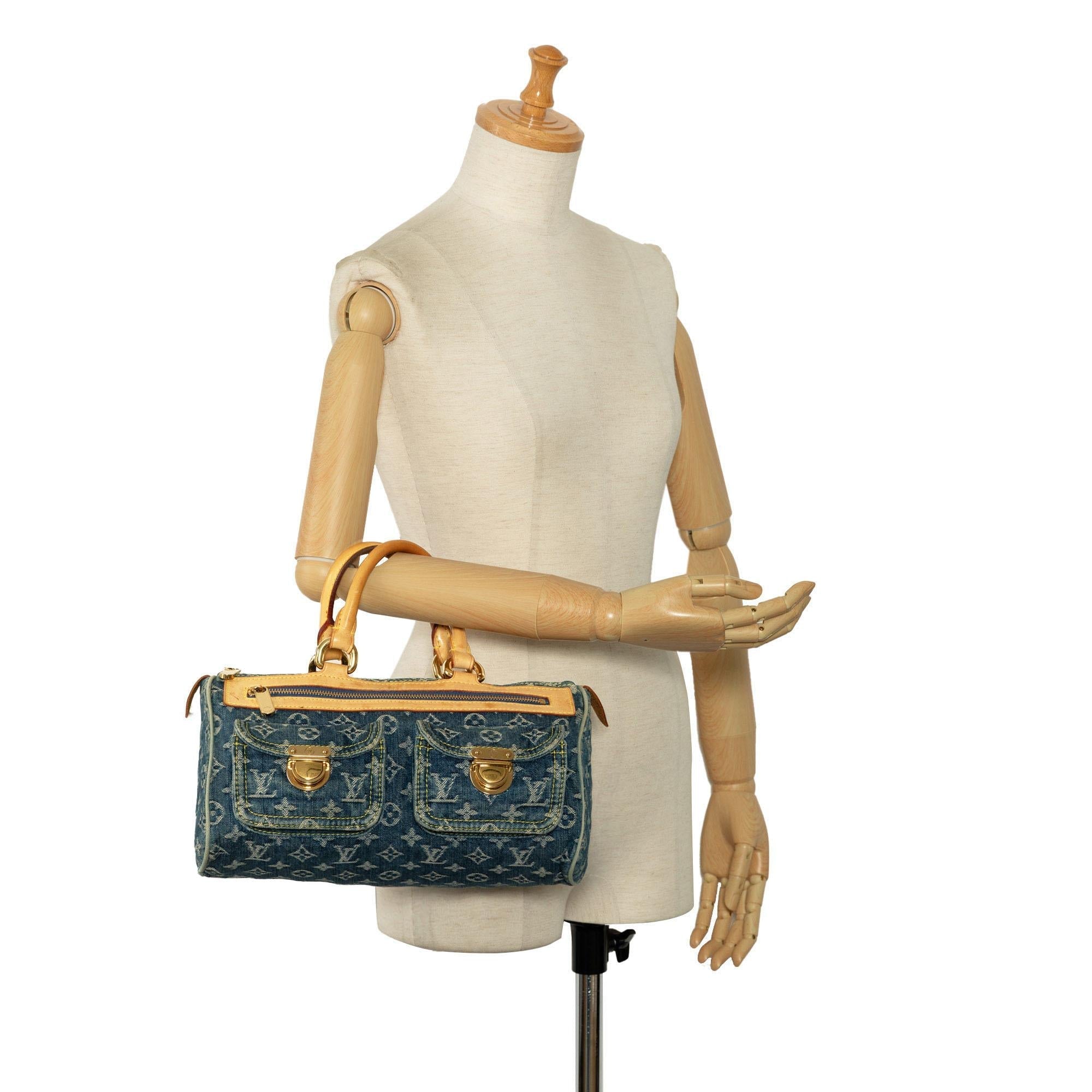 Louis Vuitton Monogram Denim Neo Speedy 30 (SHG-mXmQG3)