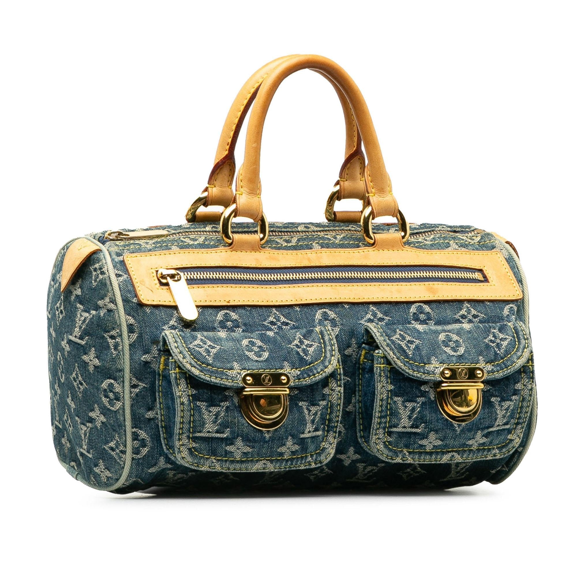 Louis Vuitton Monogram Denim Neo Speedy 30 (SHG-mXmQG3)