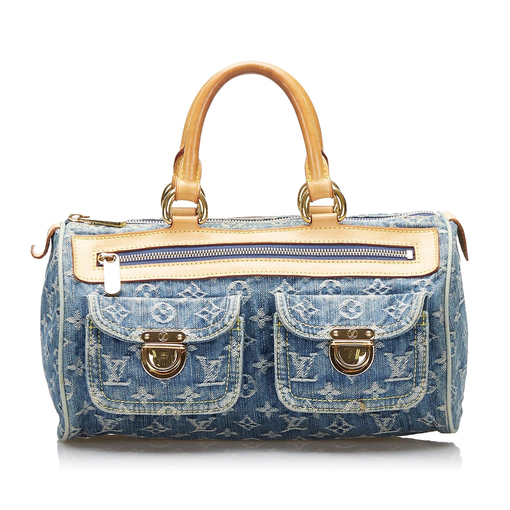 Louis Vuitton Monogram Denim Neo Speedy (SHG-YkmMty)