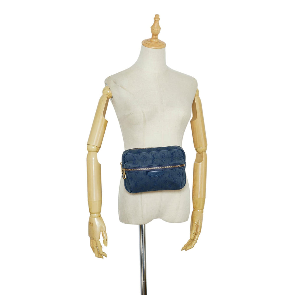 Louis Vuitton Monogram Denim Outdoor Bumbag (SHG-6GgY2D)
