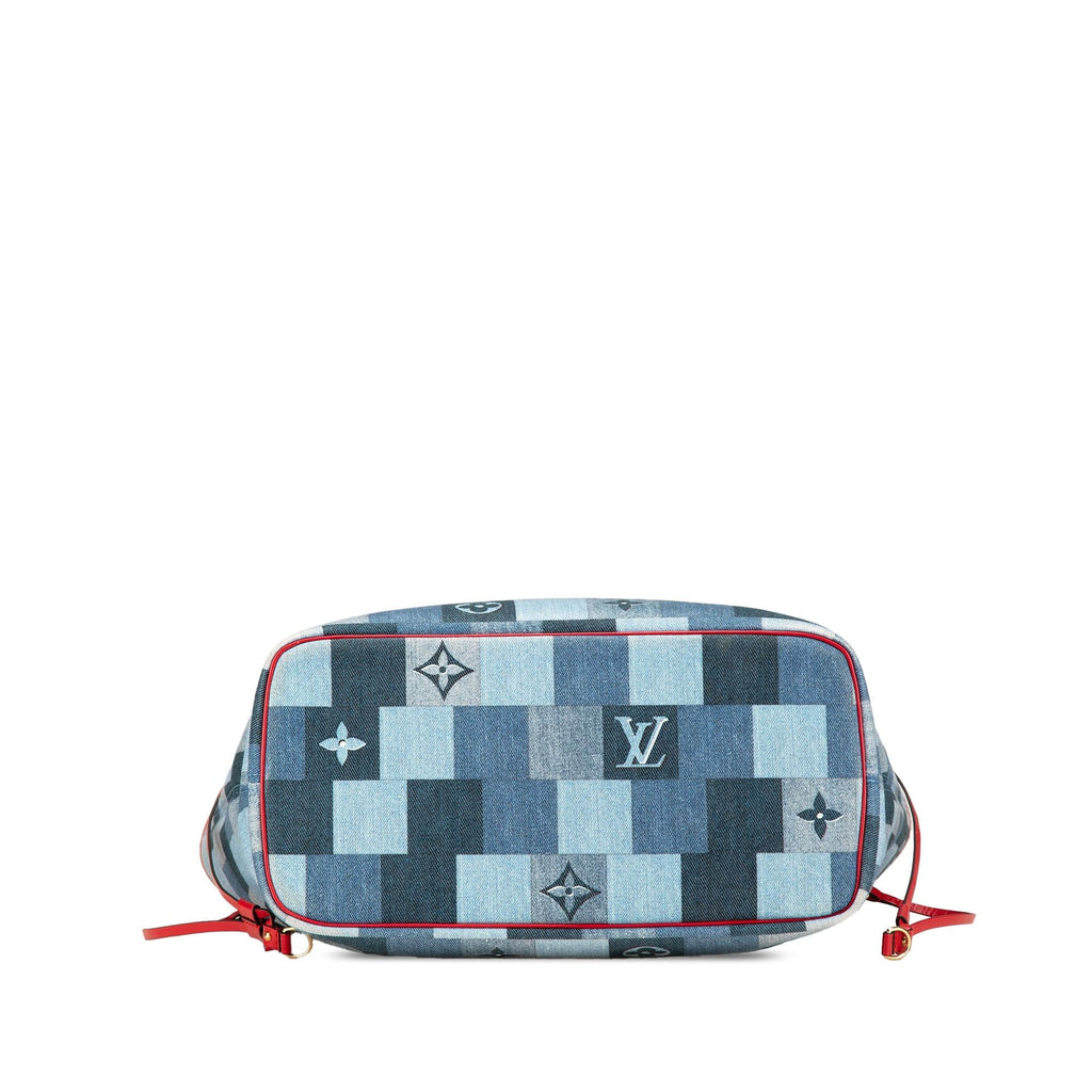 Louis Vuitton Monogram Denim Patchwork Neverfull MM
