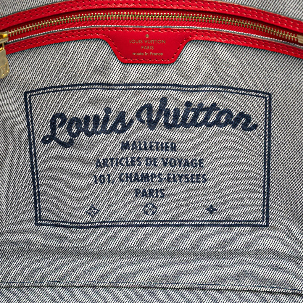 Louis Vuitton Monogram Denim Patchwork Neverfull MM