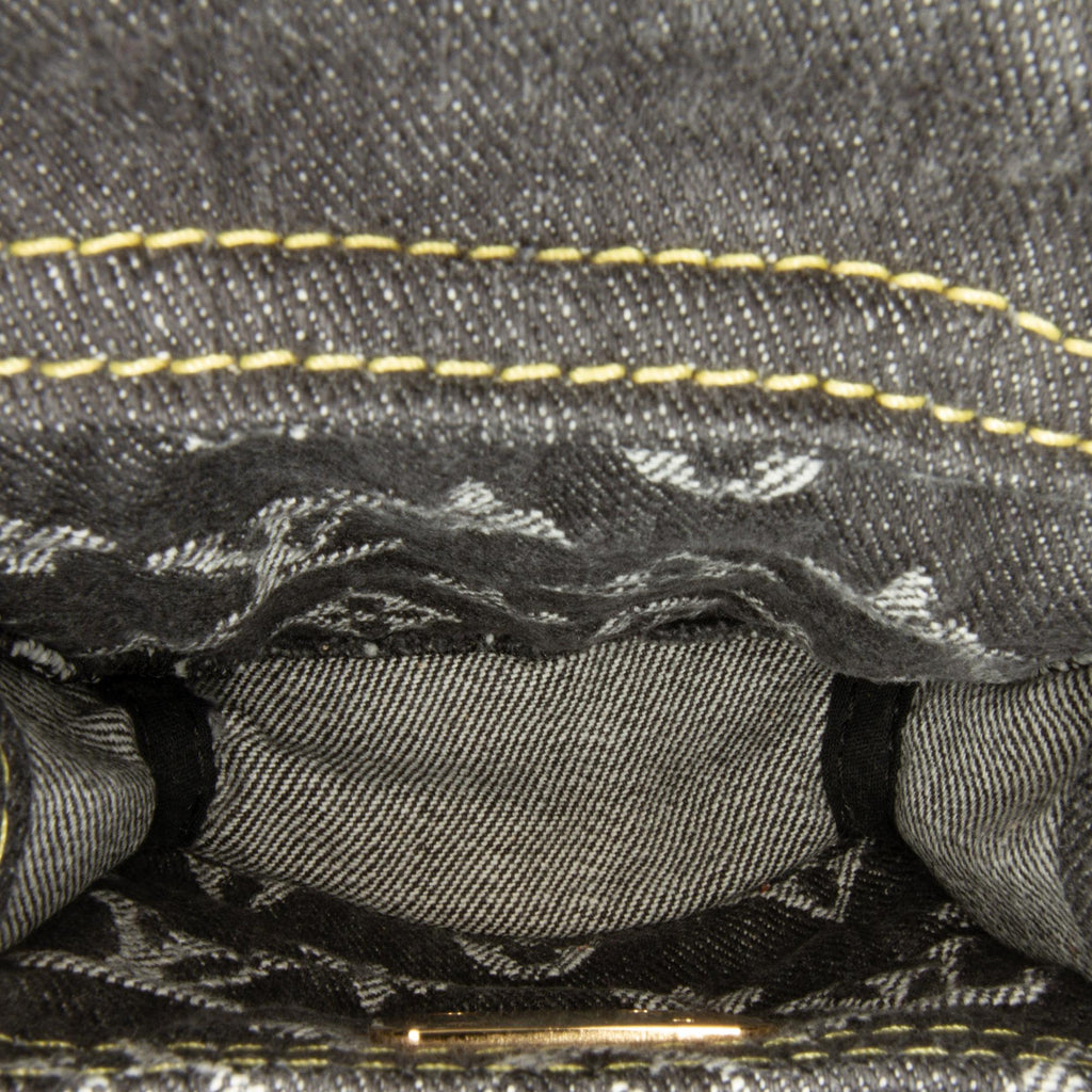 Louis Vuitton Monogram Denim Patchwork Speedy 30 (SHG-YfaOqi)