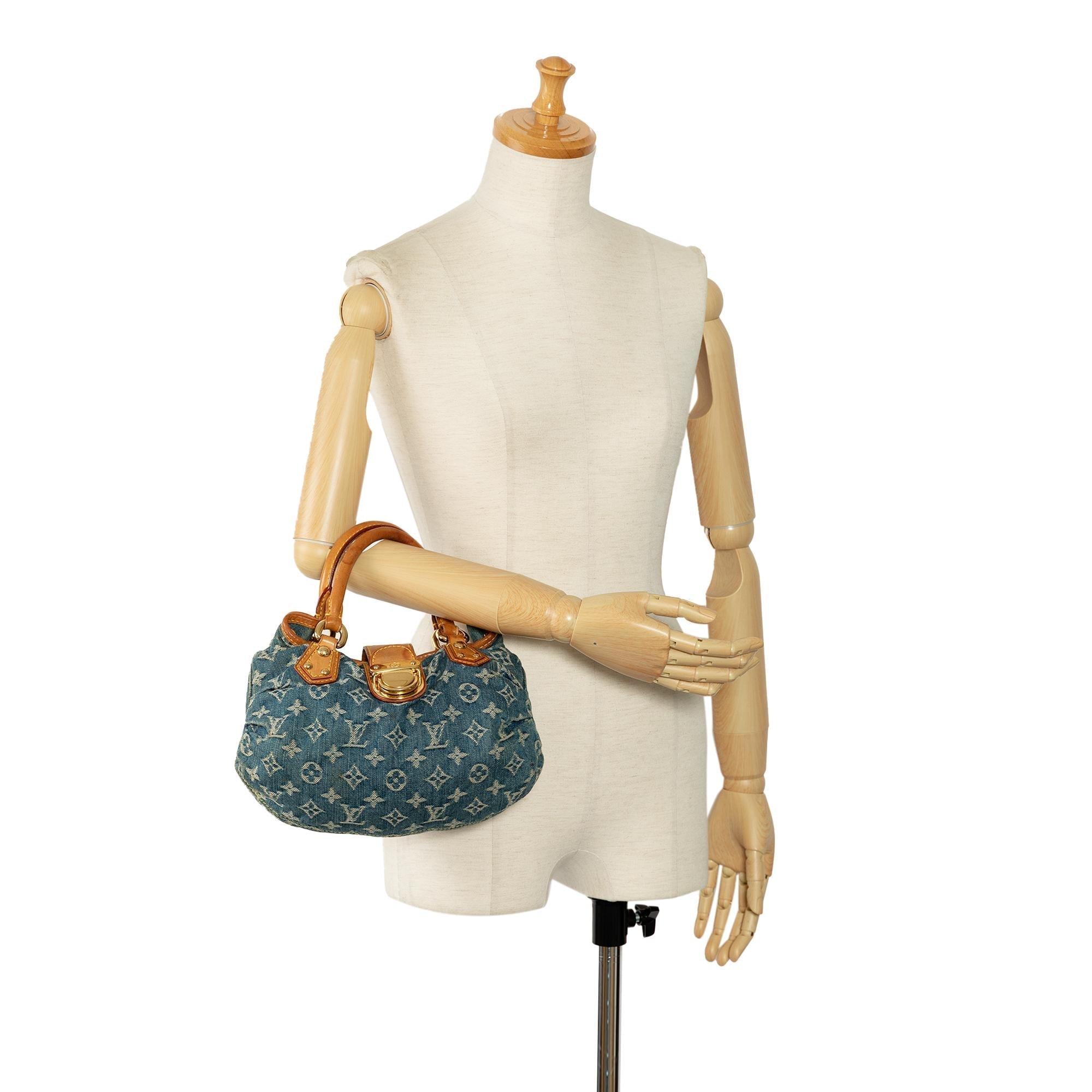 Louis Vuitton Monogram Denim Pleaty (SHG-lcu4im)