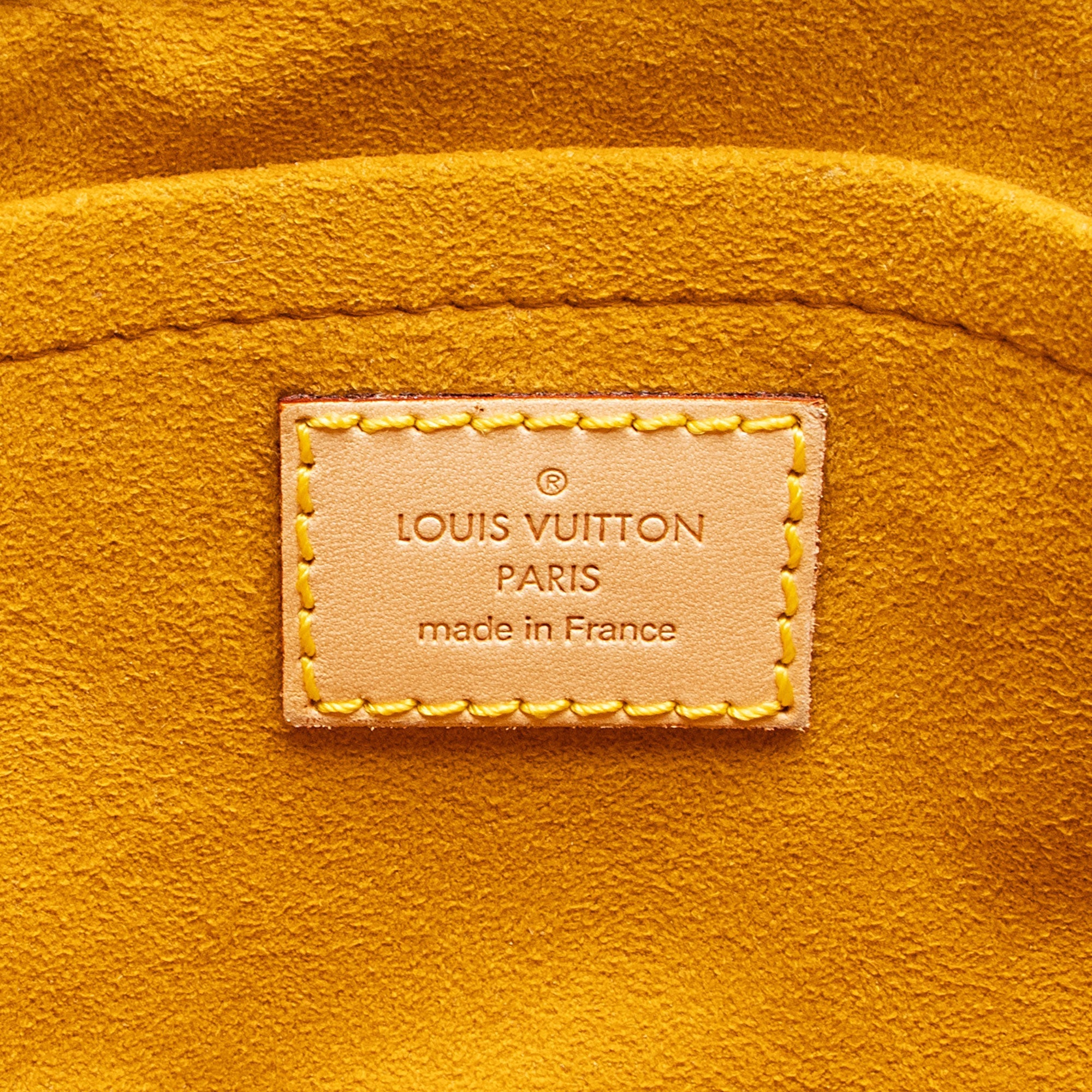 Louis Vuitton Monogram Denim Sac Plat Tote (SHF-6HsEei)